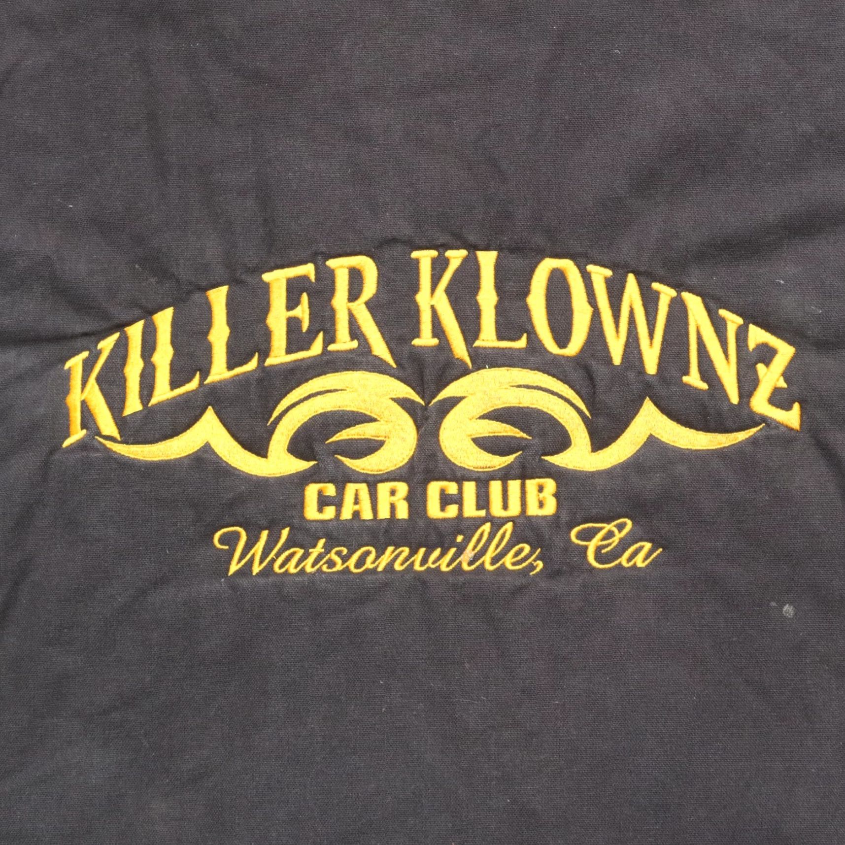 Dickies VINTAGE Killer Klownz Car Club Watsonville Ca Work Vest Dickies 2XL Black Mens Vest Size US XXL / EU 58 / 5 - 2 Thumbnail