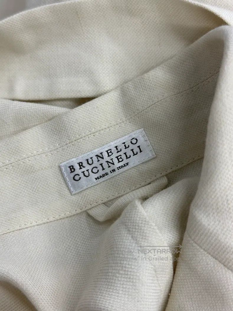 Brunello Cucinelli Brunello Cucinelli Beige Suit Jacket Size S / US 4 / IT 40 - 5 Thumbnail