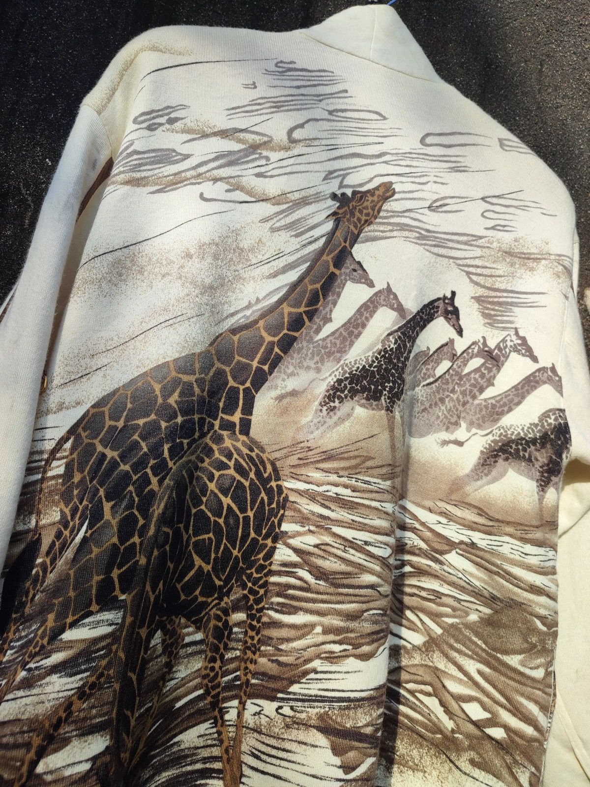 Paoloni × Vintage Vintage Franca V. Paoloni Safari Giraffe Print Jacket Size US M / EU 48-50 / 2 - 11 Thumbnail