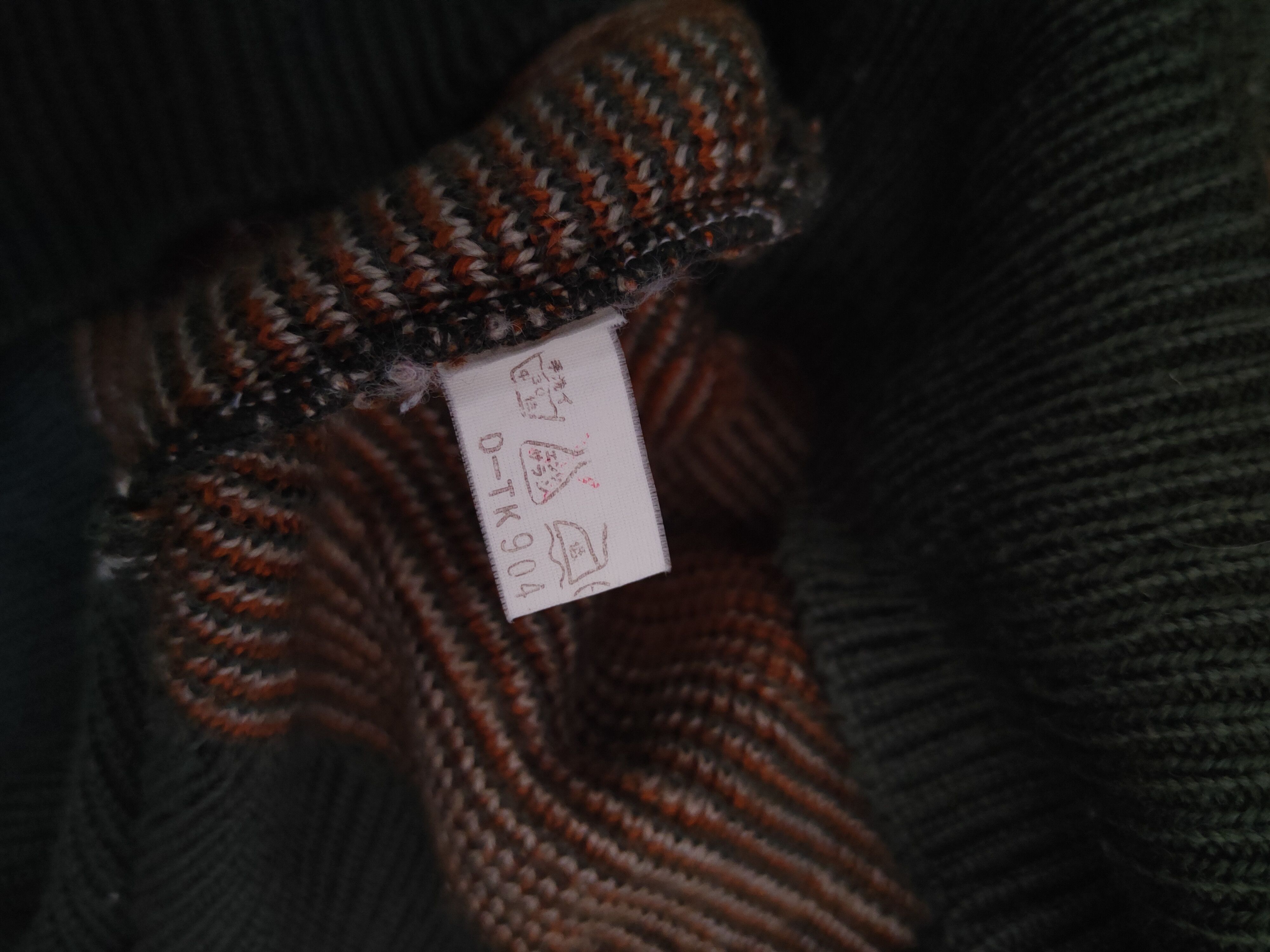 Japanese Brand DL Mackinaws Olive Brown Knitwear Sweatshirts #46-388 Size US M / EU 48-50 / 2 - 10 Thumbnail