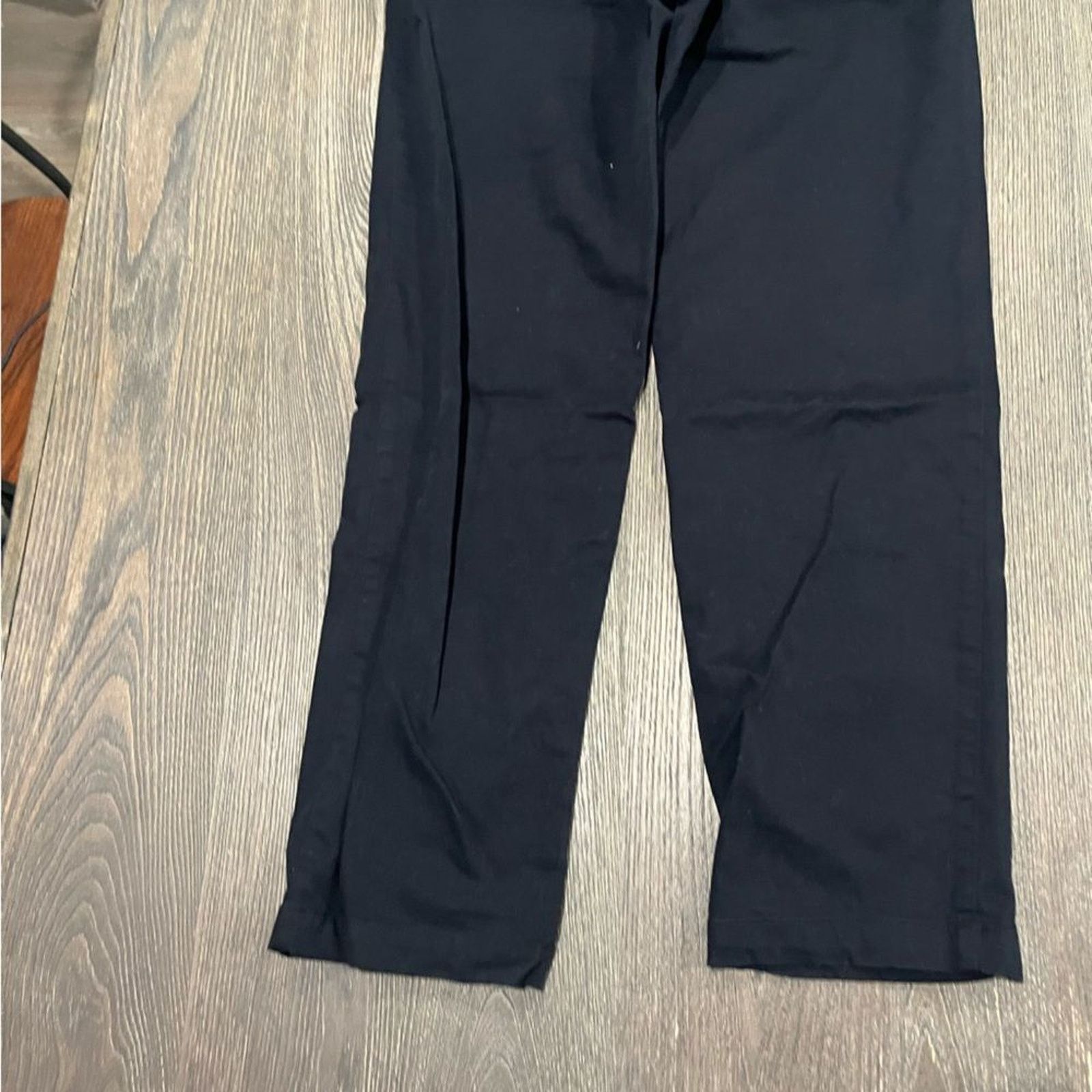 Vintage Talbots Womens Black High Waisted Stretch Straight Leg Pant4 Size 27" / US 4 / IT 40 - 8 Thumbnail