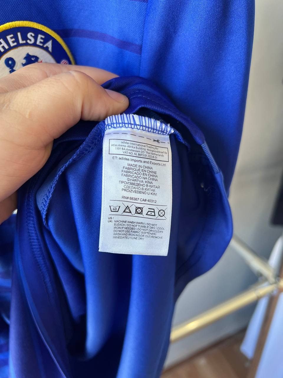 Adidas 2014/15 CHELSEA #19 DIEGO COSTA HOME SOCCER FOOTBALL JERSEY Size US XL / EU 56 / 4 - 12 Thumbnail