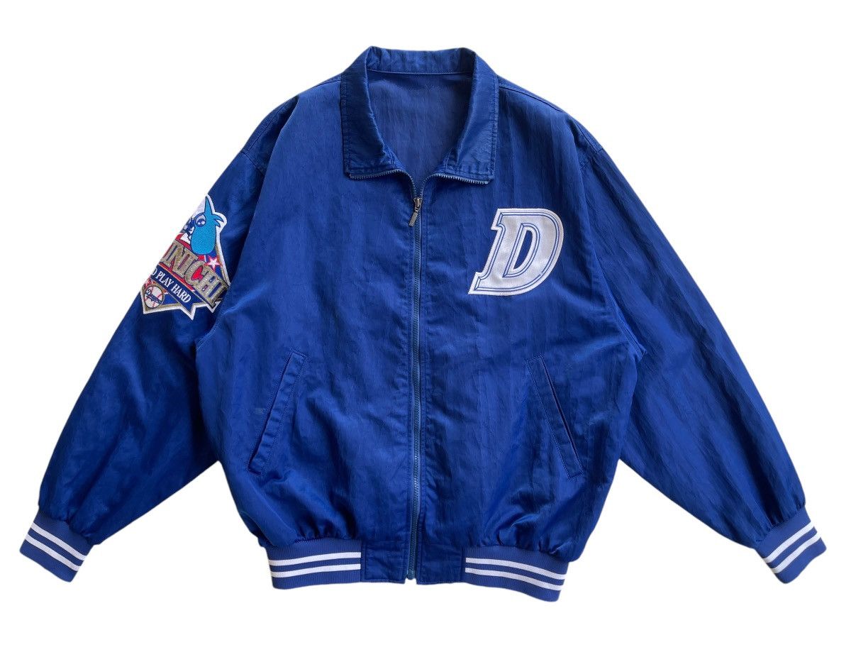 Vintage 90s Descente Chunichi Dragon Nylon Bomber Jacket Size US XL / EU 56 / 4 - 3 Thumbnail