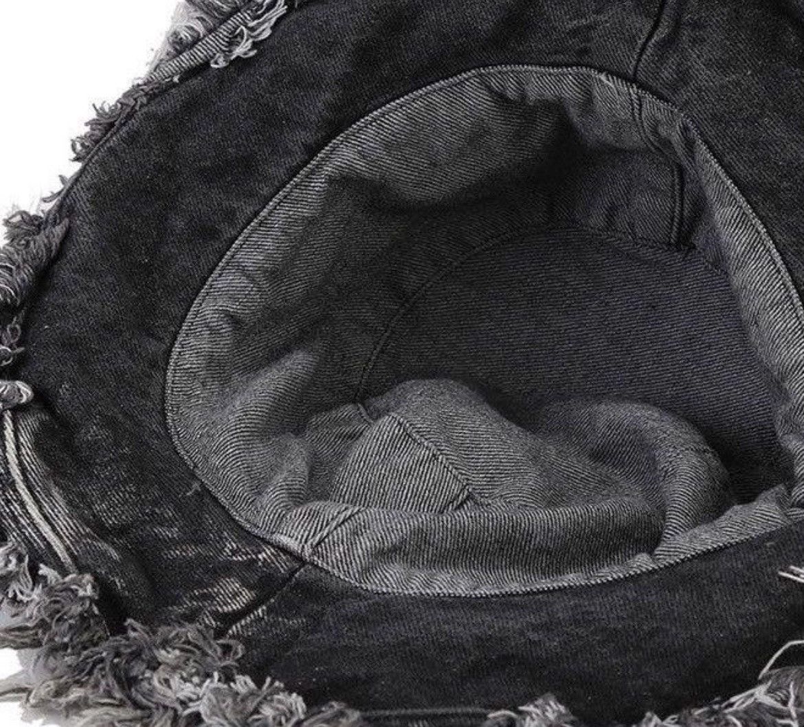 Japanese Brand Utility grunge washed reversible distressed raw bucket hat Size ONE SIZE - 6 Thumbnail