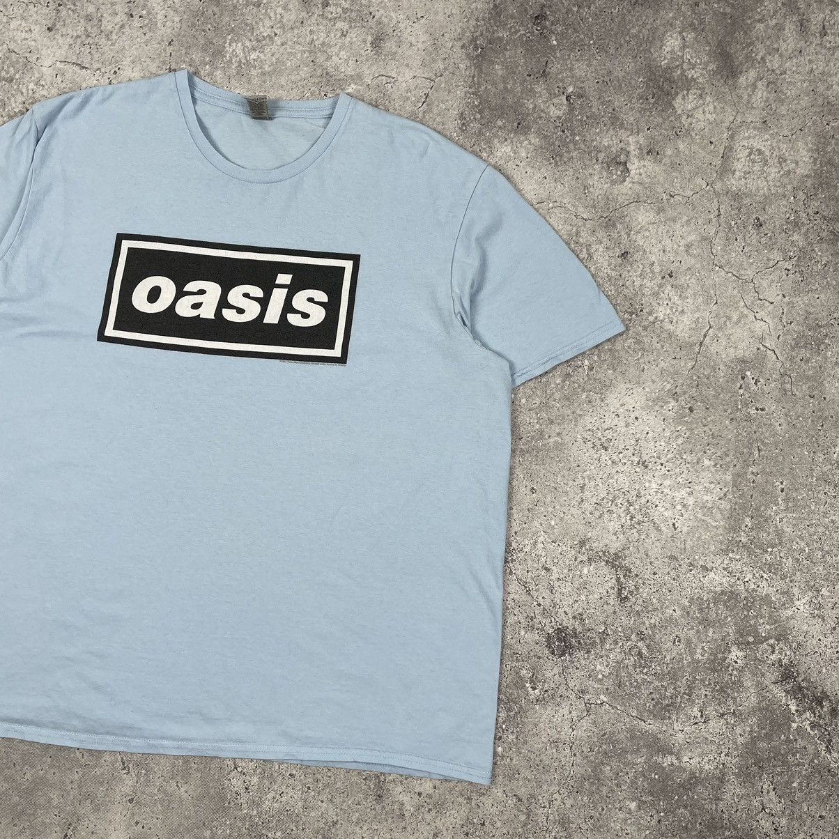 Band Tees Oasis Rock Band Box Logo Y2K T Shirt Size US XL / EU 56 / 4 - 3 Thumbnail