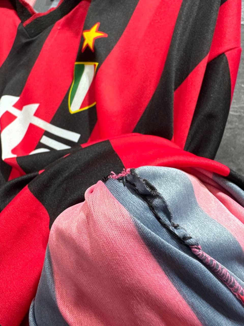 Adidas 1992-93 AC Milan Serie -A Home Football Jersey Shirt Size US XL / EU 56 / 4 - 20 Thumbnail