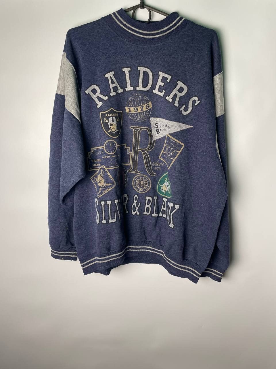 Vintage 90s LA Los Angeles Raiders NFL Crewneck Sweatshirt