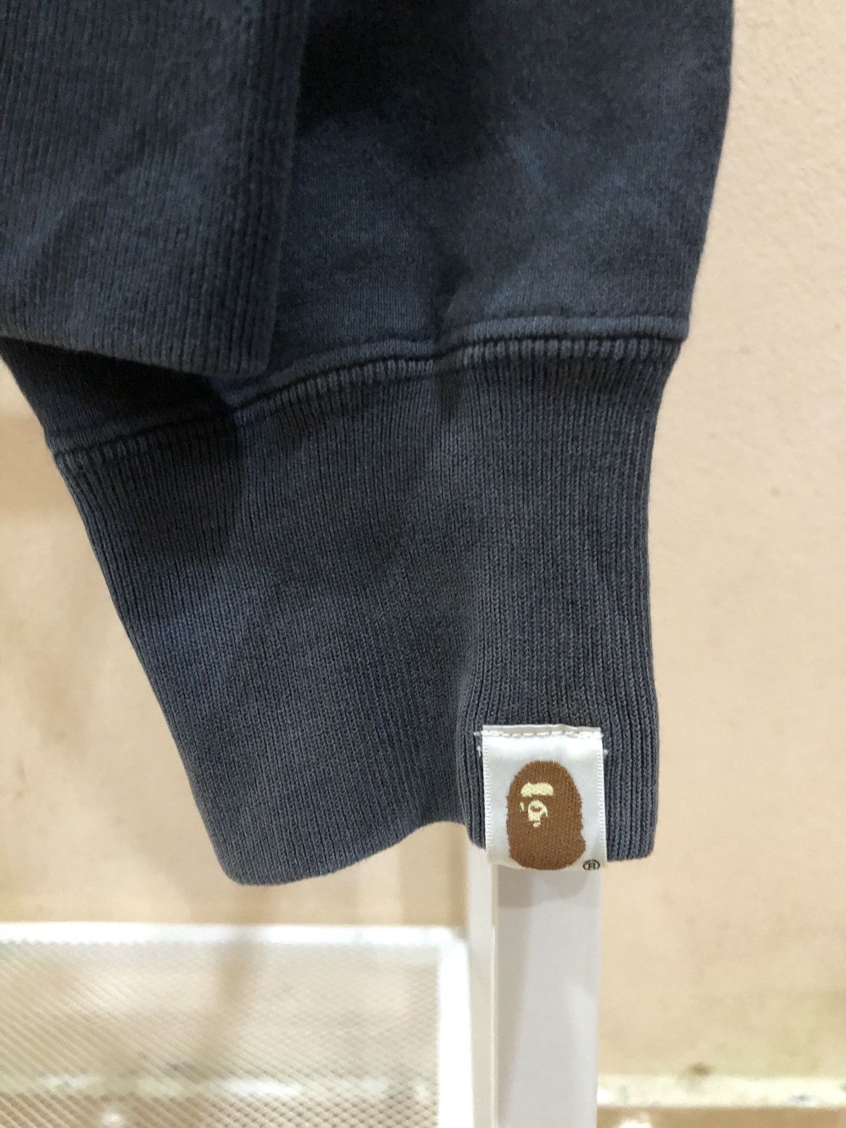 Bape A Bathing Ape Ape Head Logo On The Chest Sunfaded Zip Hoodie Size US M / EU 48-50 / 2 - 5 Thumbnail