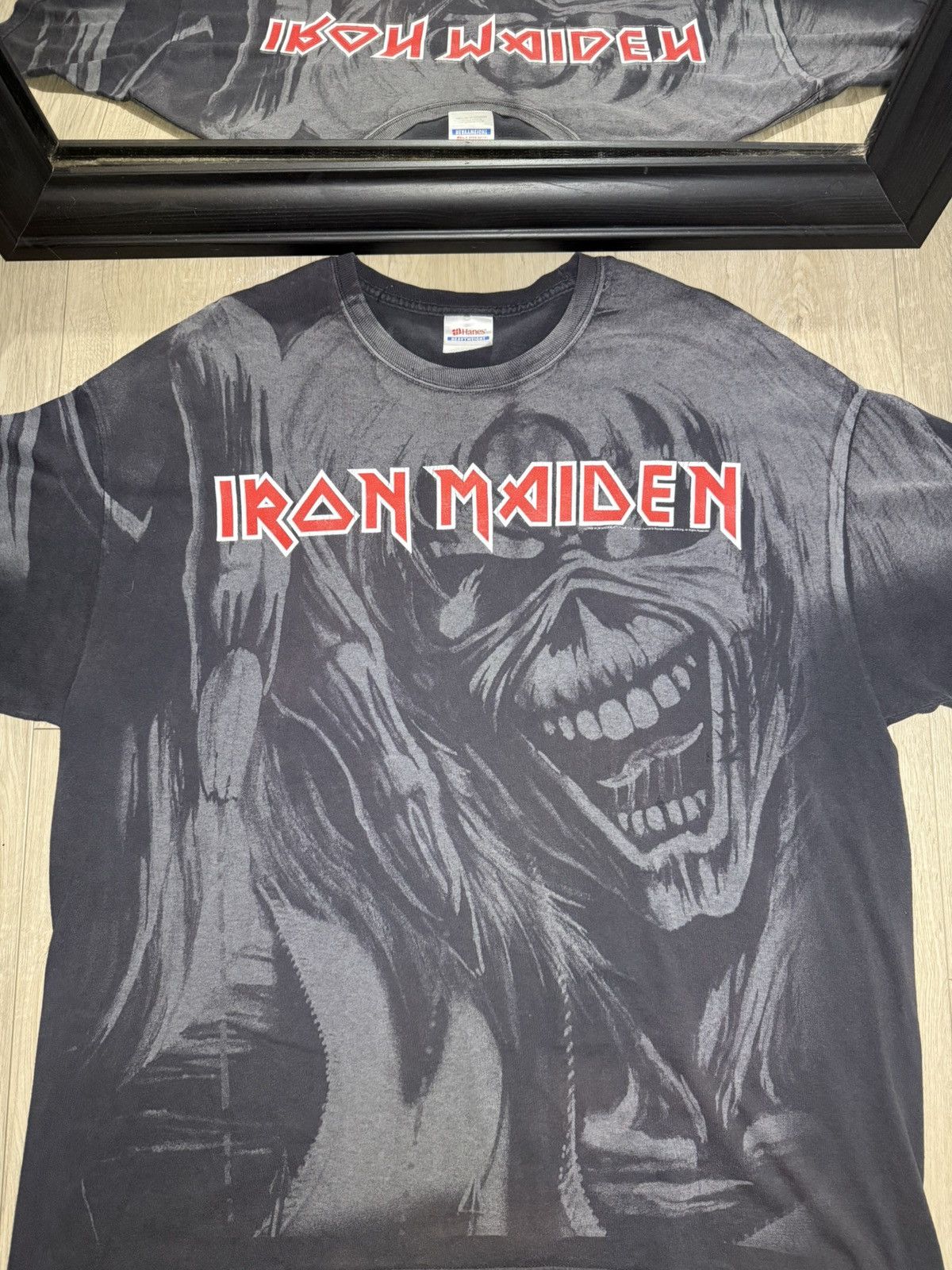 Band Tees × Vintage Vintage / Y2K Rare 2009 Iron Maiden All Over Print Devil Size US XXL / EU 58 / 5 - 3 Thumbnail