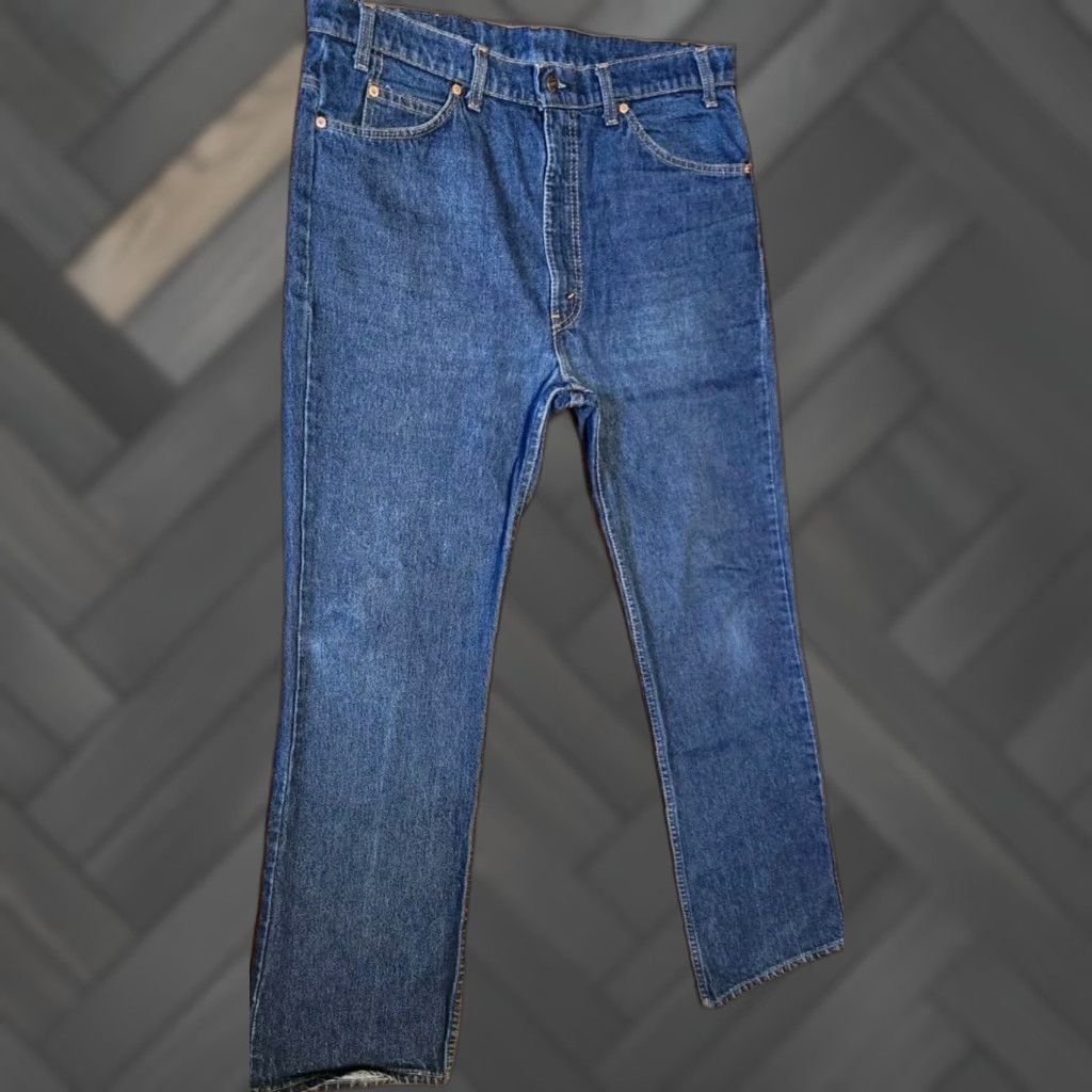 Levi's VINTAGE Levi's 517 Jeans Men Bootcut 38x32 Blue USA MADE 40517-0215 Size US 38 / EU 54 - 1 Thumbnail