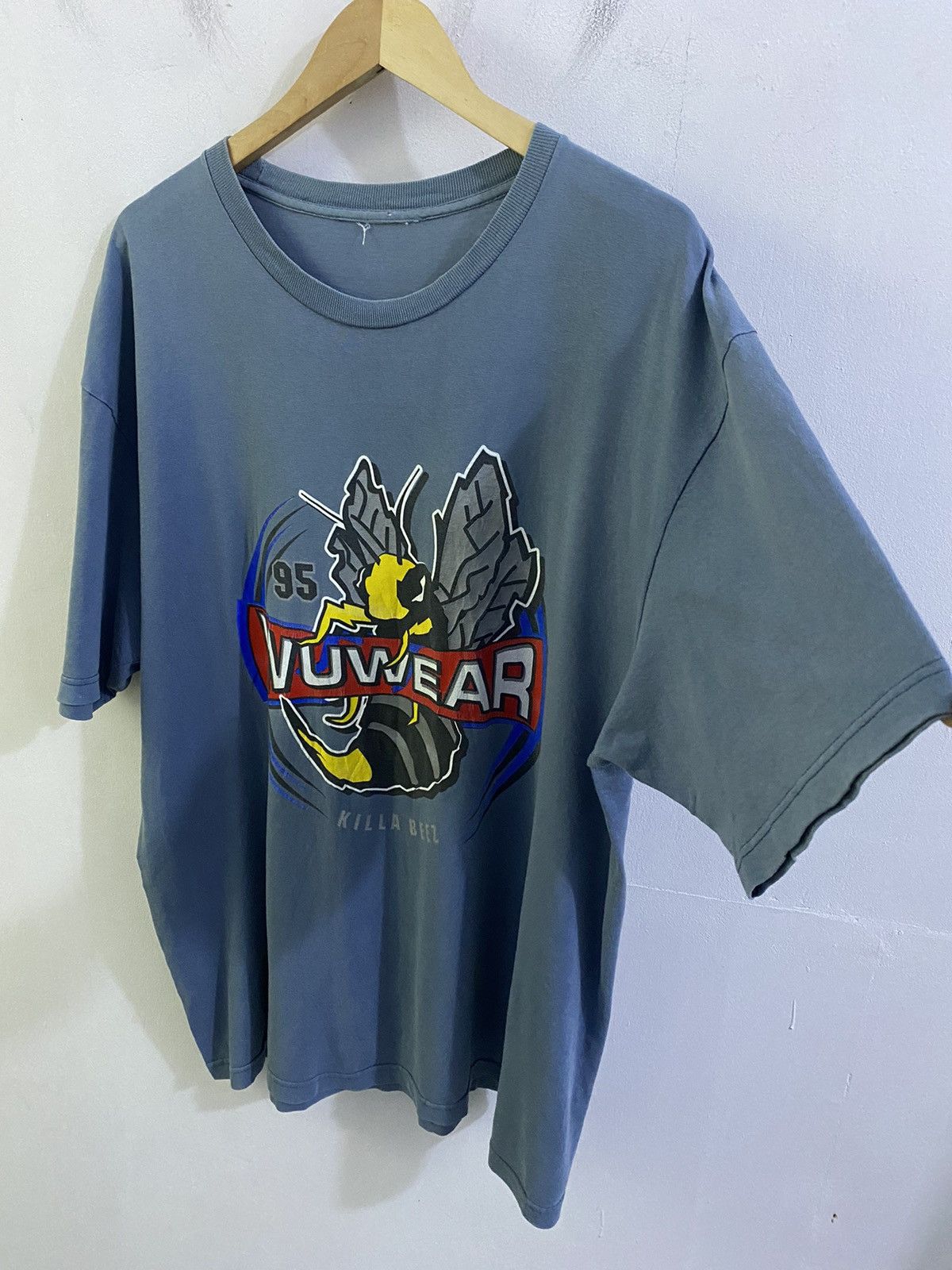 Rap Tees Vintage Rare 1995 Wu Wear Killa Beez Tee Size US XL / EU 56 / 4 - 3 Thumbnail