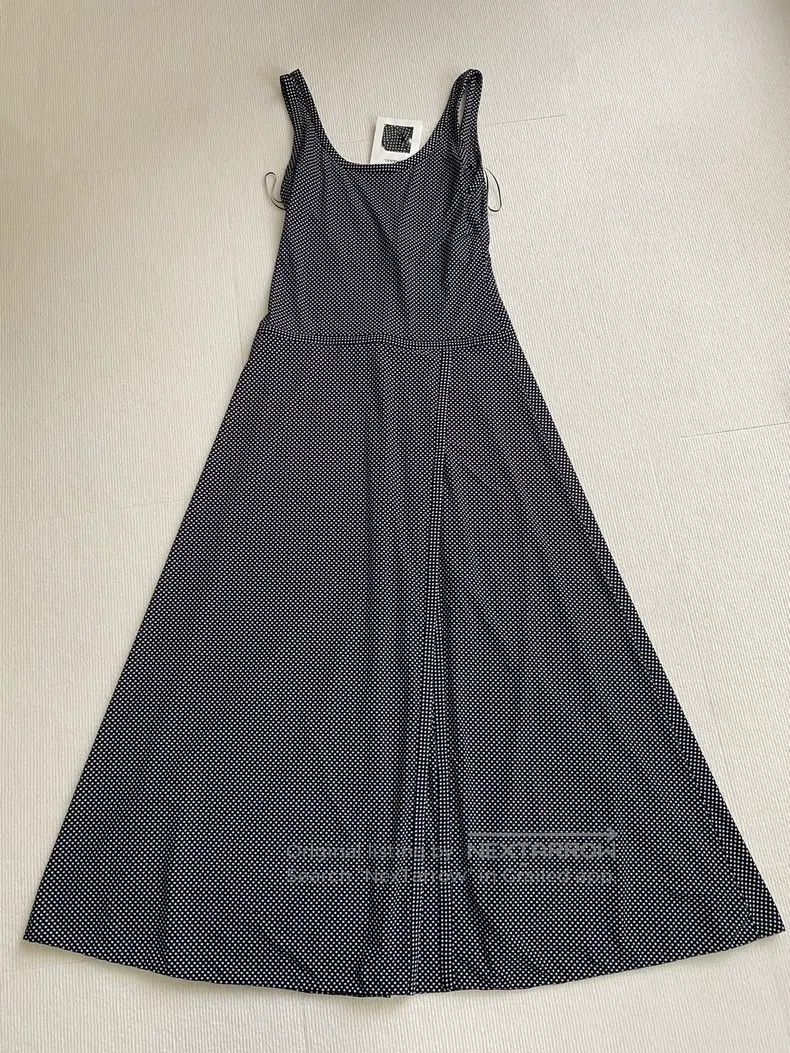Chanel Chanel Full logo black split long skirt Size XS / US 0-2 / IT 36-38 - 1 Thumbnail