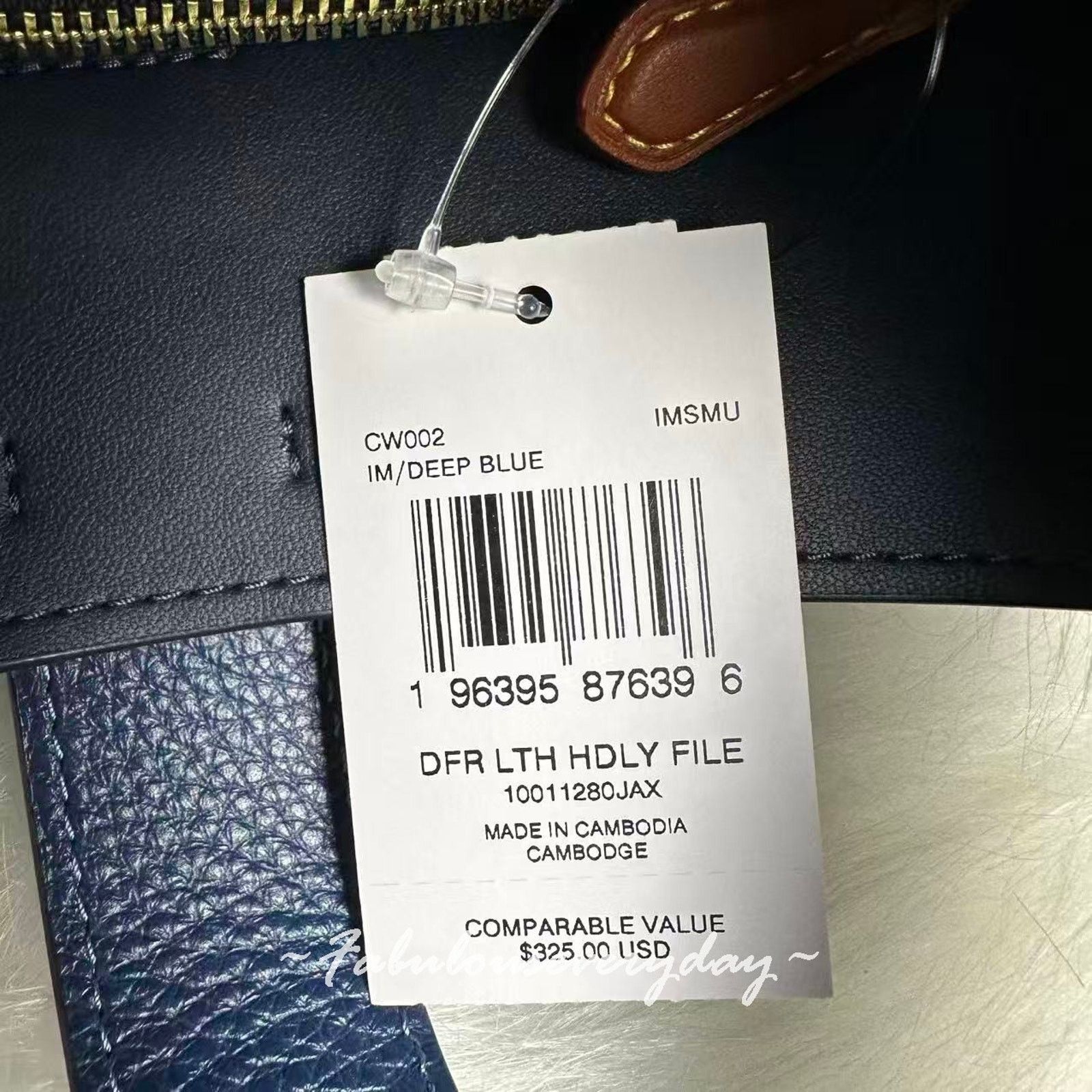 Coach Coach Hadley Convertible Crossbody Leather/Gold/Deep Blue Size ONE SIZE - 7 Thumbnail