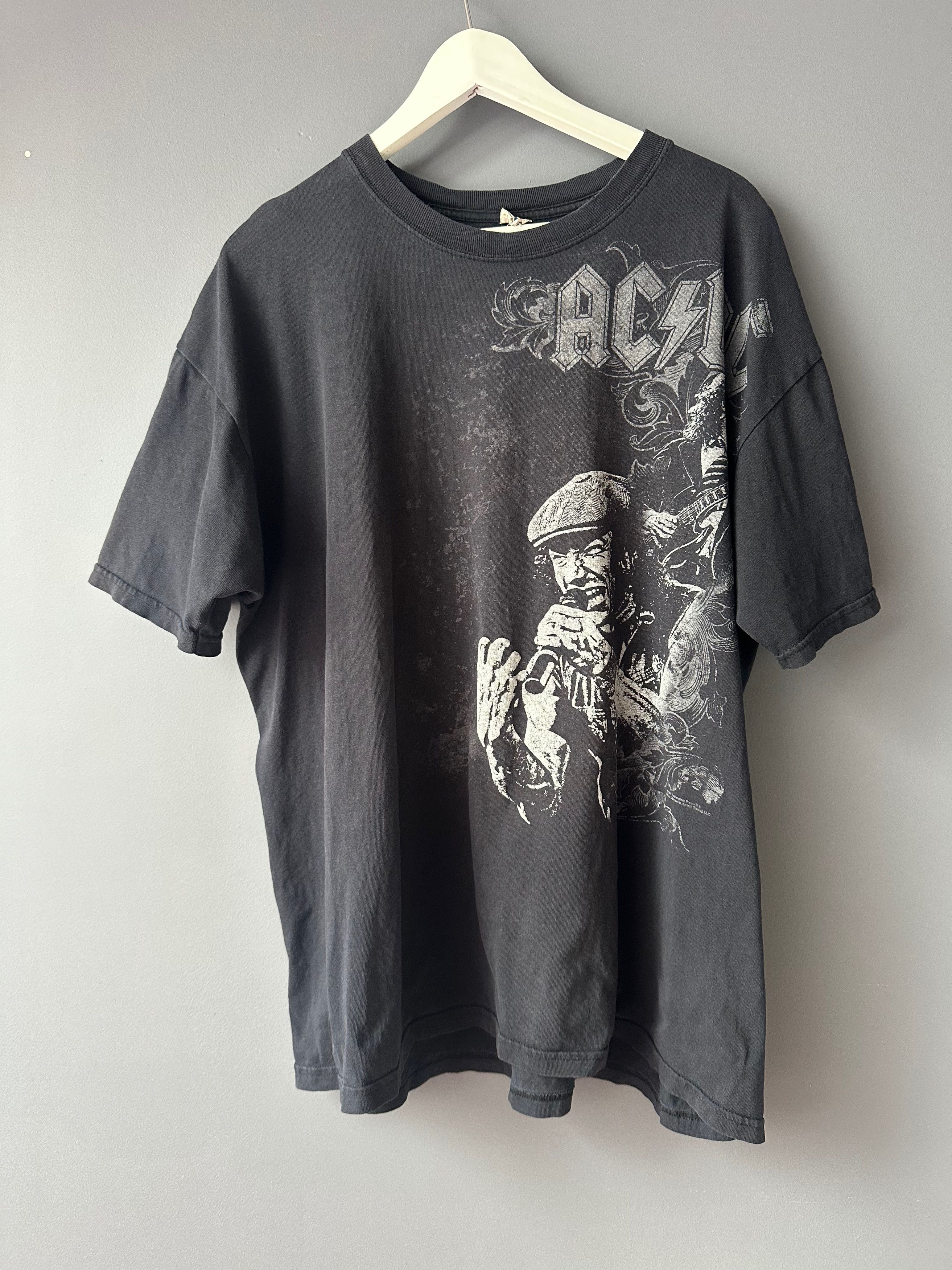 AC/DC ANVIL AC/DC - Brain Johnson & Angus Young band tee Size US XL / EU 56 / 4 - 1 Thumbnail