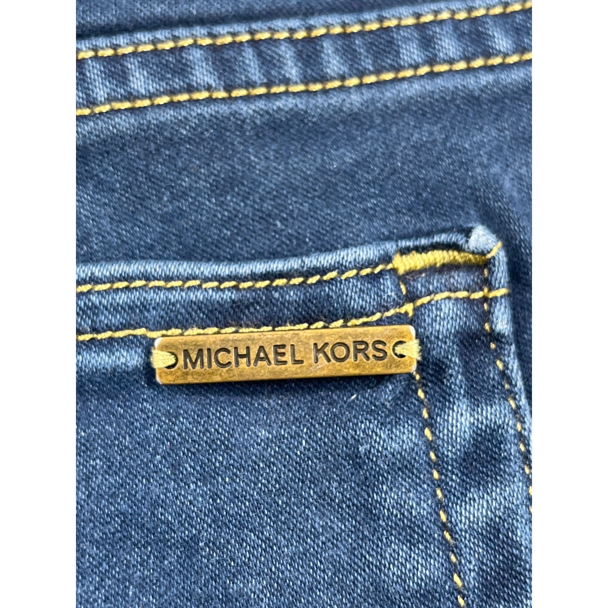 Michael Kors Michael Kors SKU 7680 Womens Blue Denim Izzy Skinny Jeans S Size 32" / US 10 / IT 46 - 18 Thumbnail