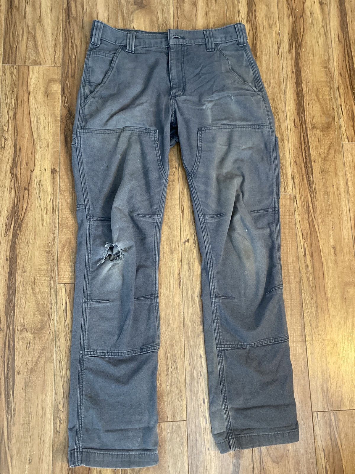 Carhartt Distressed Carhartt Doubleknee Pants Size US 30 / EU 46 - 7 Thumbnail
