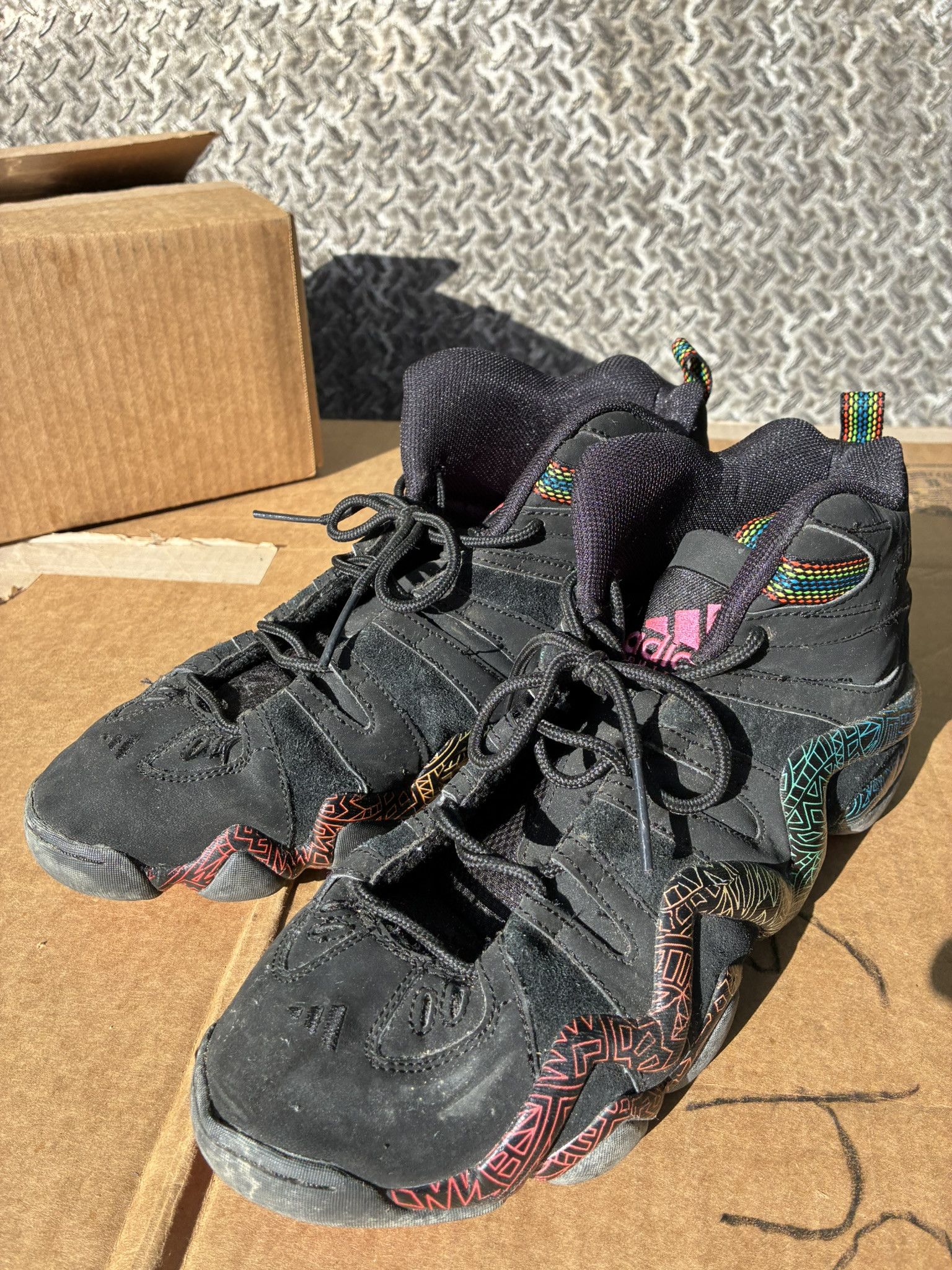 Adidas Adidas Kobe Crazy 8 Tribal Gradient Black C75764 Mens 11 Size US 11 / EU 44 - 5 Thumbnail