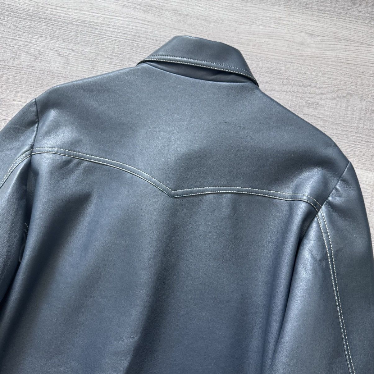 Vintage Vintage Vinyl Leather Jacket Size S Size US S / EU 44-46 / 1 - 8 Thumbnail
