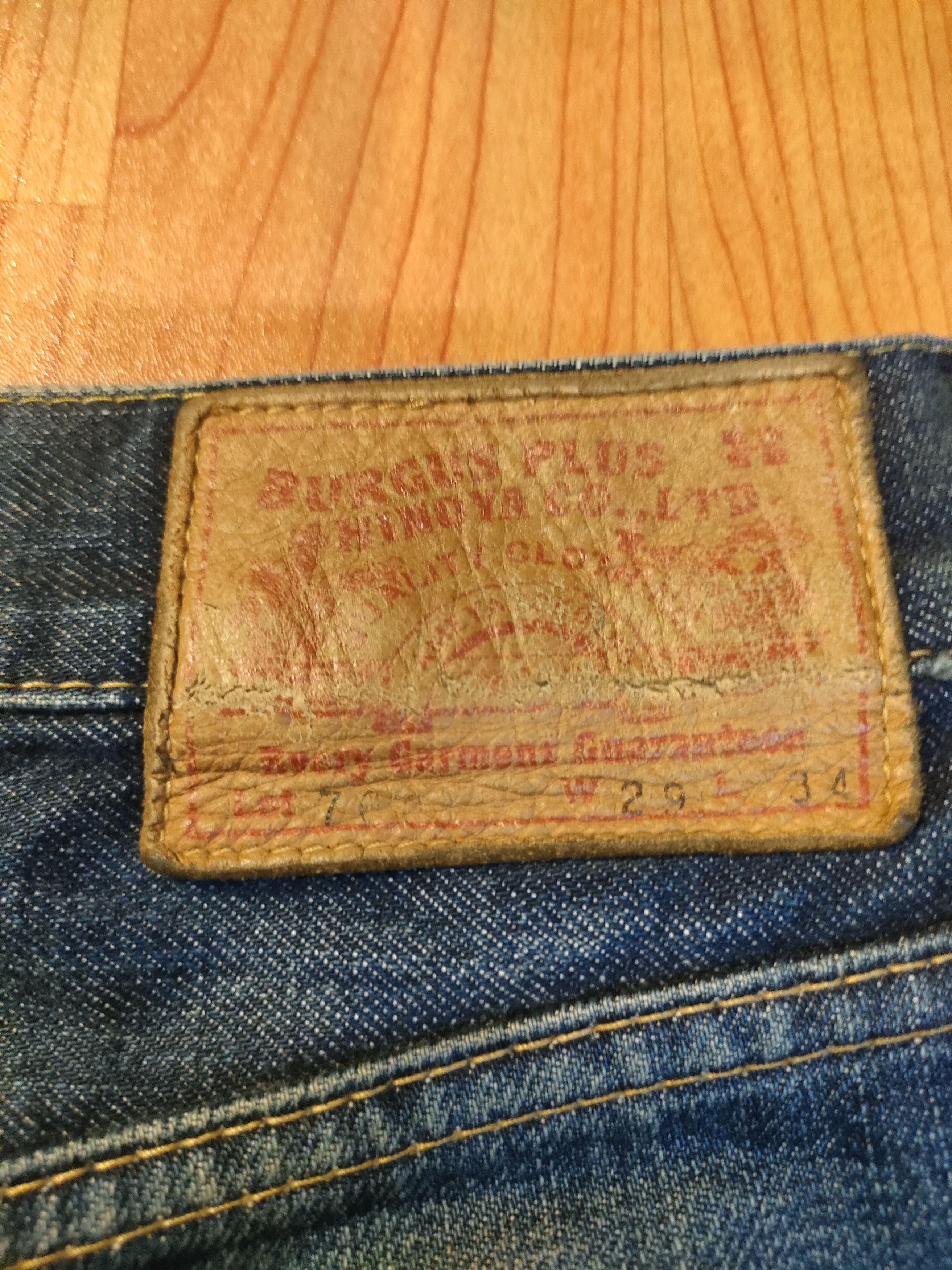 Burgus Plus × Japanese Brand Burgus Plus Jeans Size US 29 - 7 Thumbnail