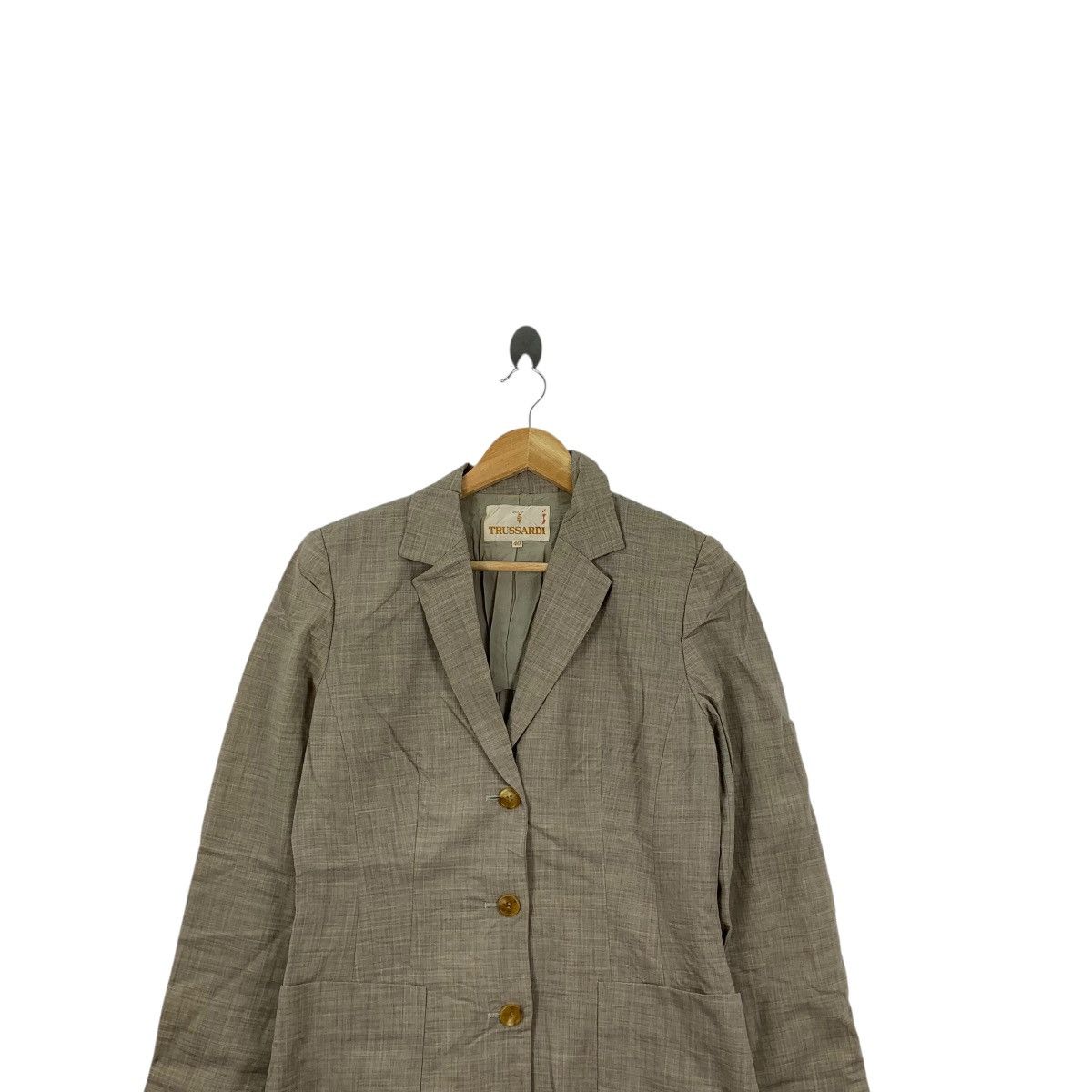 Trussardi Vintage TRUSSARDI PRET A PORTER Collection 3 Button Jacket Size S / US 4 / IT 40 - 2 Thumbnail