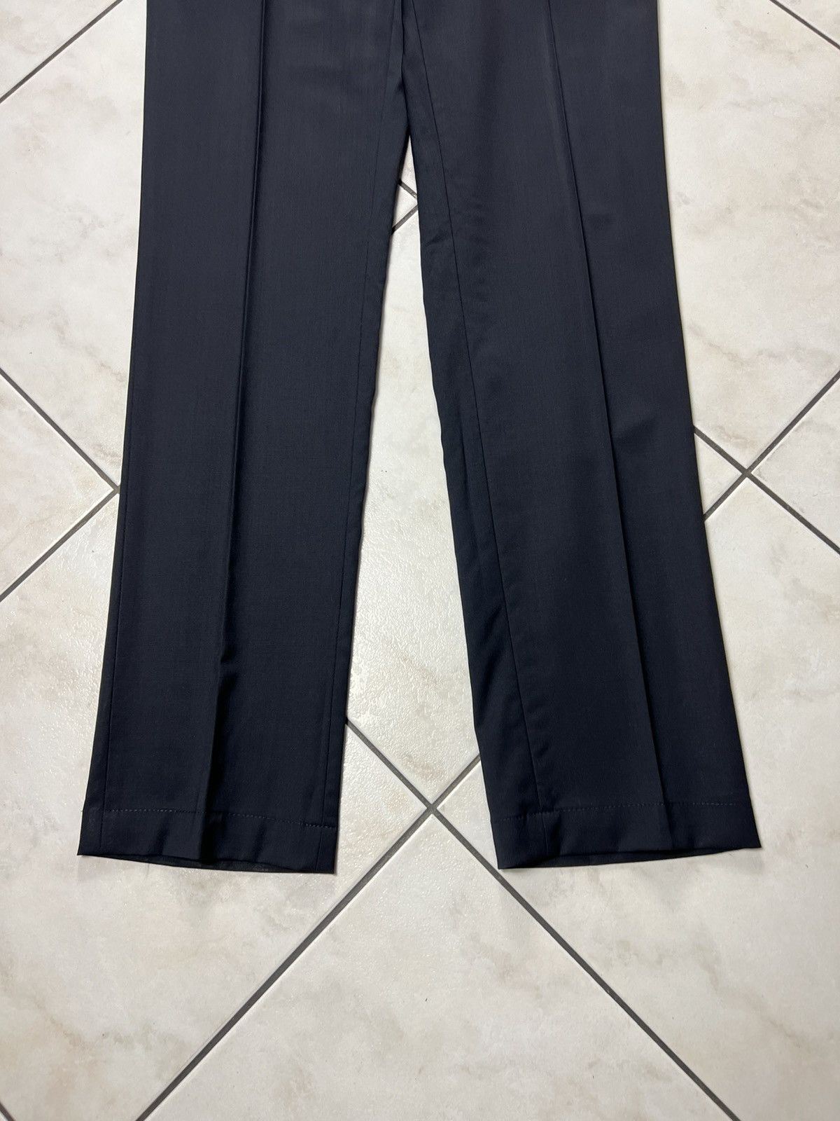 Dolce & Gabbana Dolce&Gabbana classic wool dark navy creased old money pants Size US 32 / EU 48 - 5 Thumbnail
