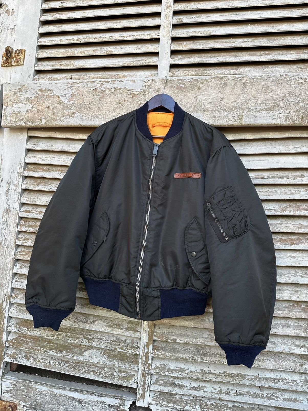 Avirex 🪖Vintage Avirex MA-1 Man Intermediate Bomber Jacket Size US L / EU 52-54 / 3 - 4 Thumbnail