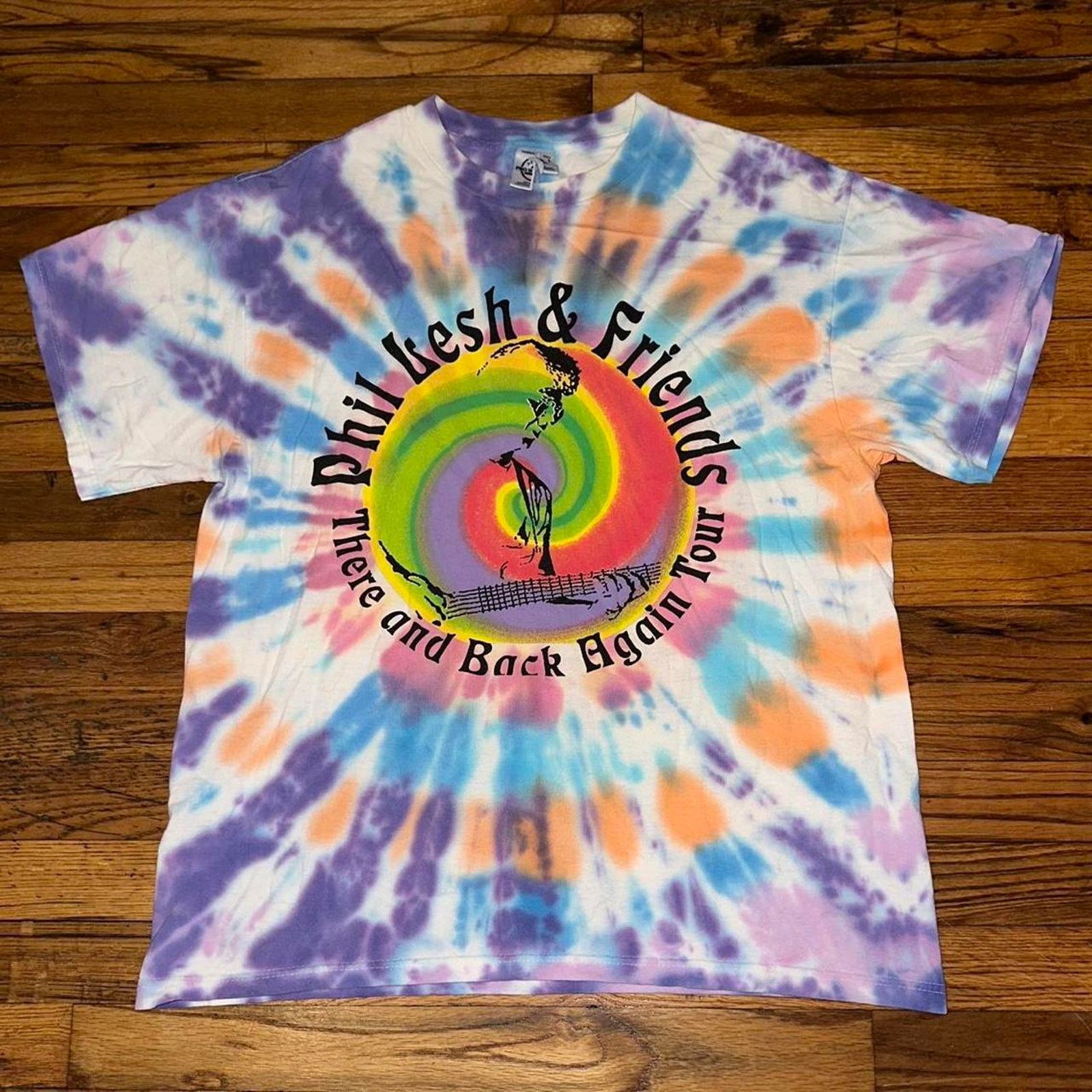 Band Tees × Grateful Dead × Vintage 2002 Grateful Dead Phil Lesh Friends Tour Tie Dye Band Tee L Size US L / EU 52-54 / 3 - 2 Thumbnail