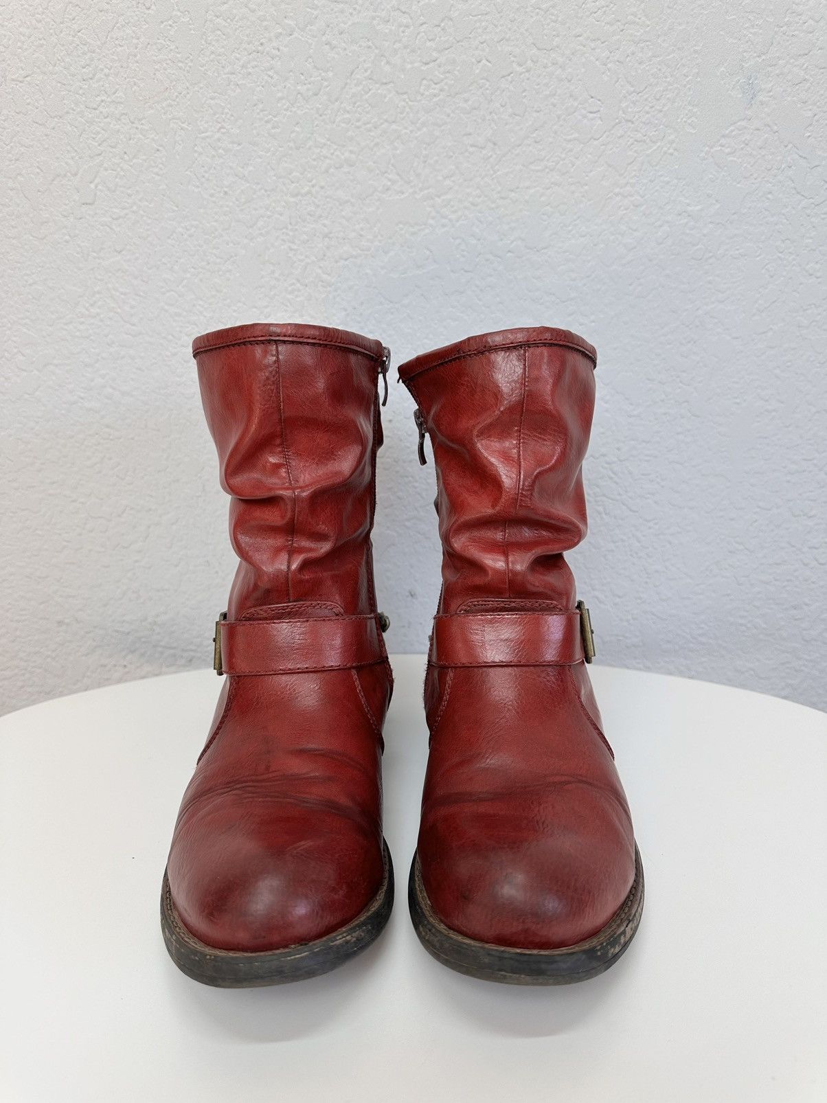 If Six Was Nine Vintage Real Leather Boots Hight As 98 Guidi Style Rick 424 Size US 9 / IT 39 - 3 Thumbnail