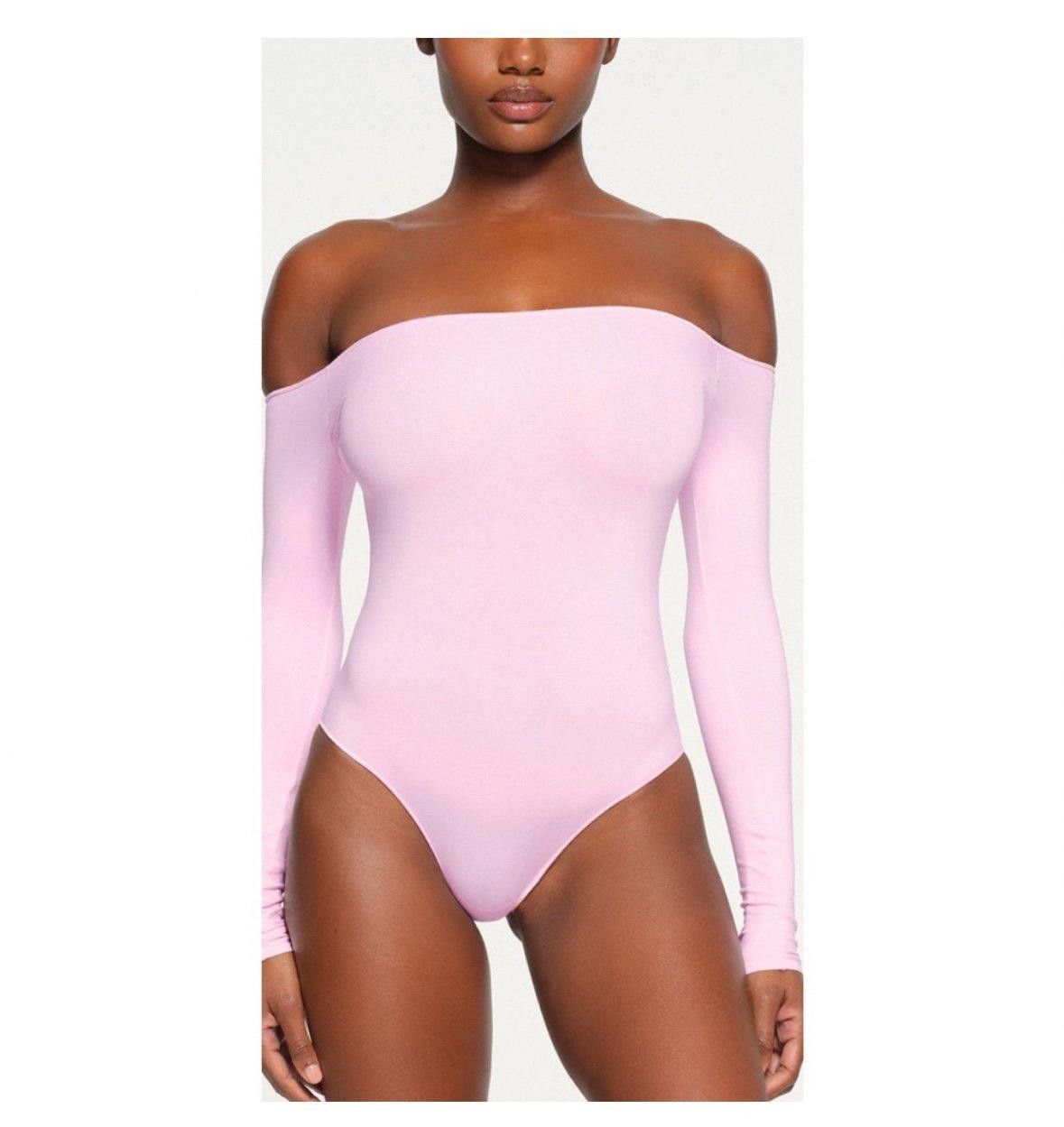 Kim Kardashian skims essential off the shoulder brief bodysuit Size L / US 10 / IT 46 - 1 Preview