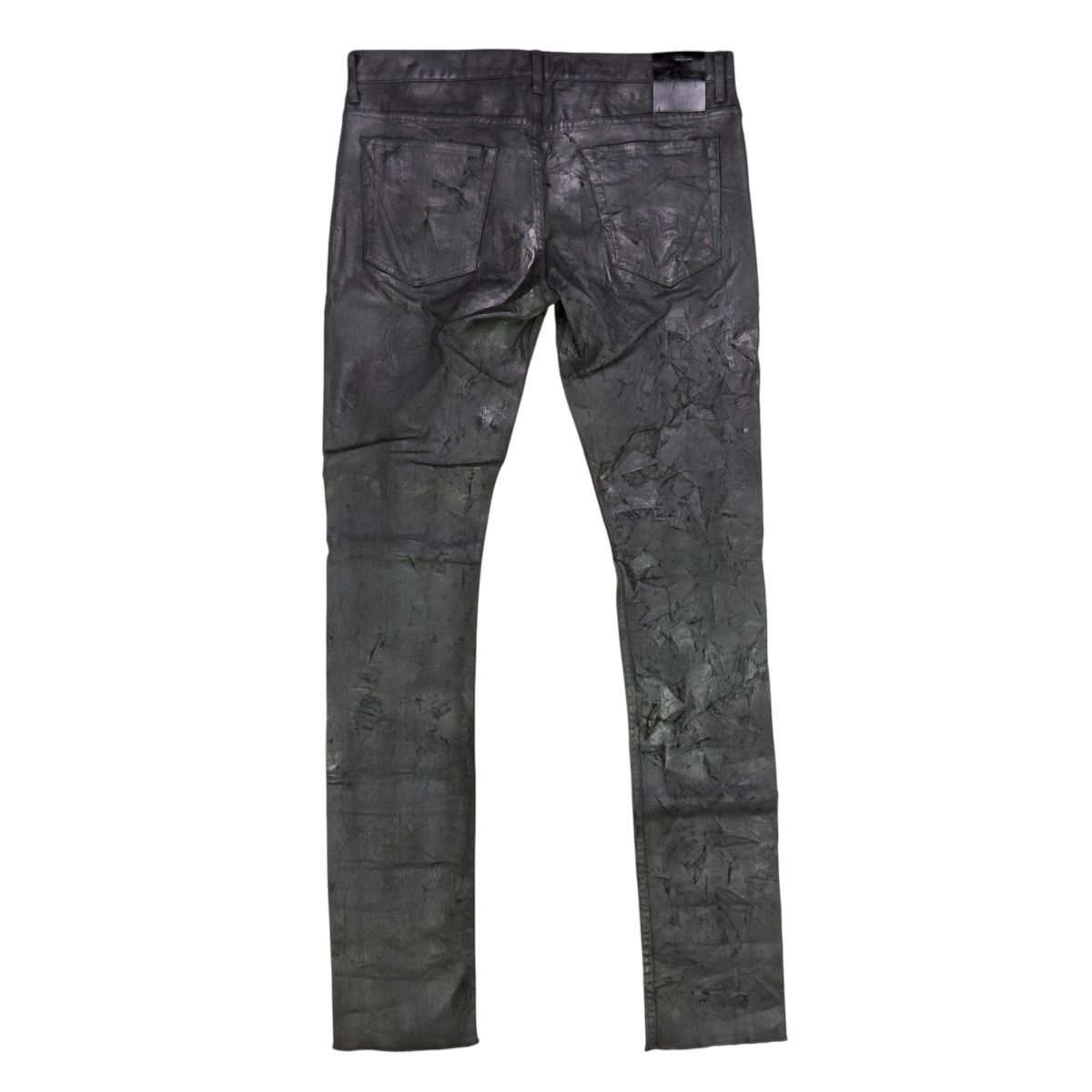 Fagassent Toshiki Aoki FAGASSENT BLACK WAXED DENIM Size US 33 - 3 Thumbnail