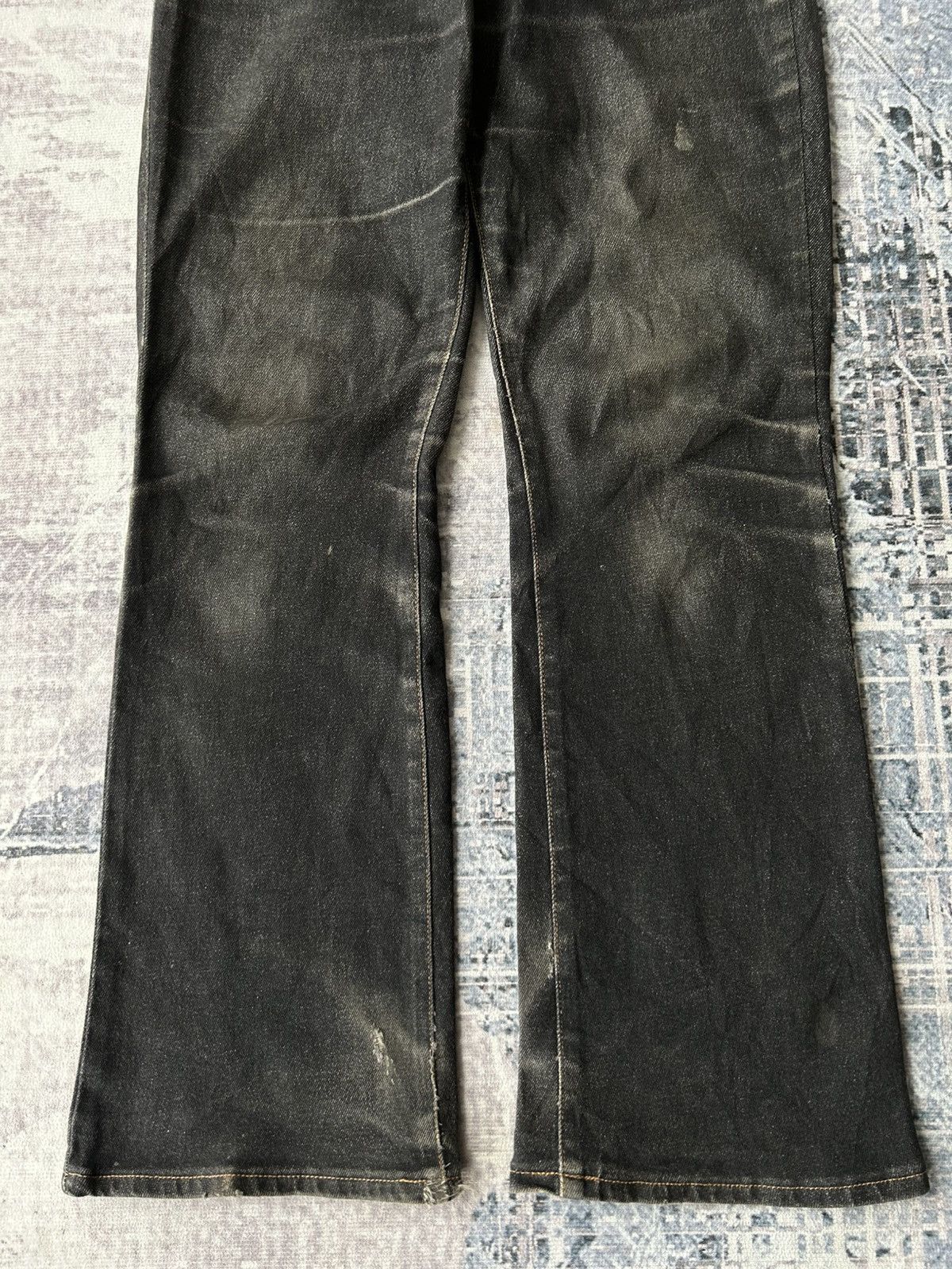 If Six Was Nine Flared Tornado Mart Styles Black Denim Size US 28 / EU 44 - 6 Thumbnail