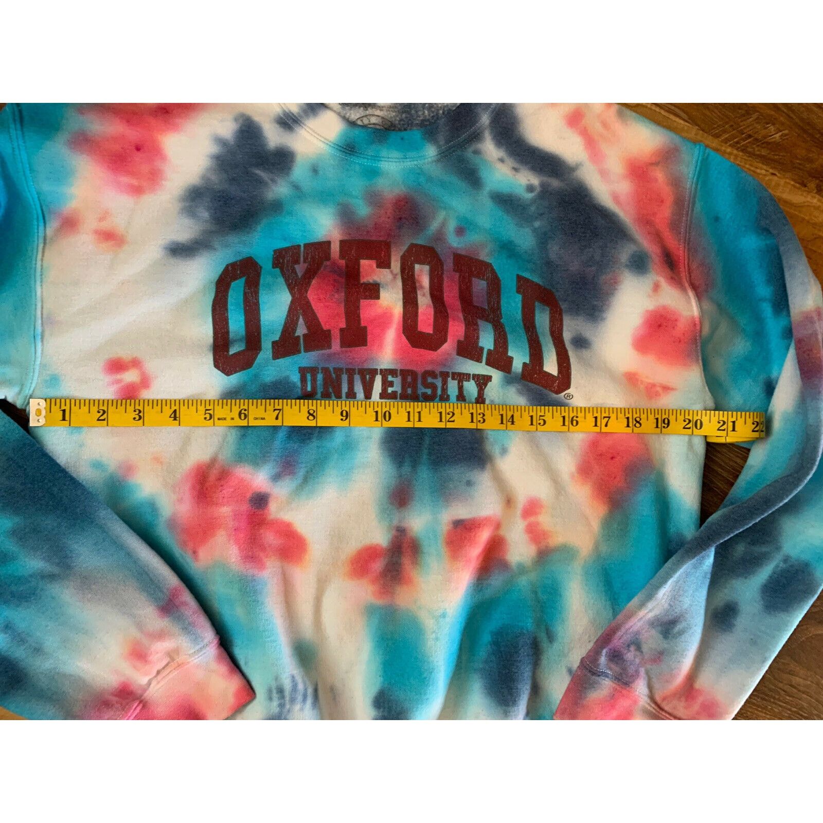 Other Women’s Tie Dye Oxford University Logo Crew Sweatshirt EUC Size US M / EU 48-50 / 2 - 5 Thumbnail