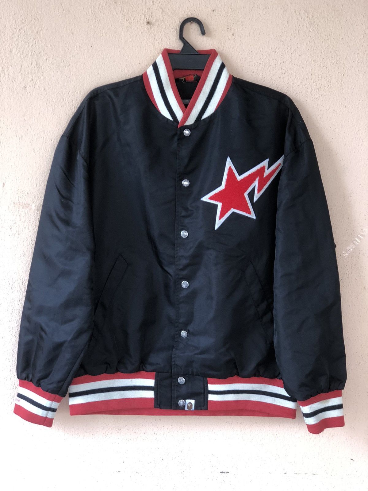 Bape Bapesta Varsity Jacket Size US M / EU 48-50 / 2 - 2 Thumbnail