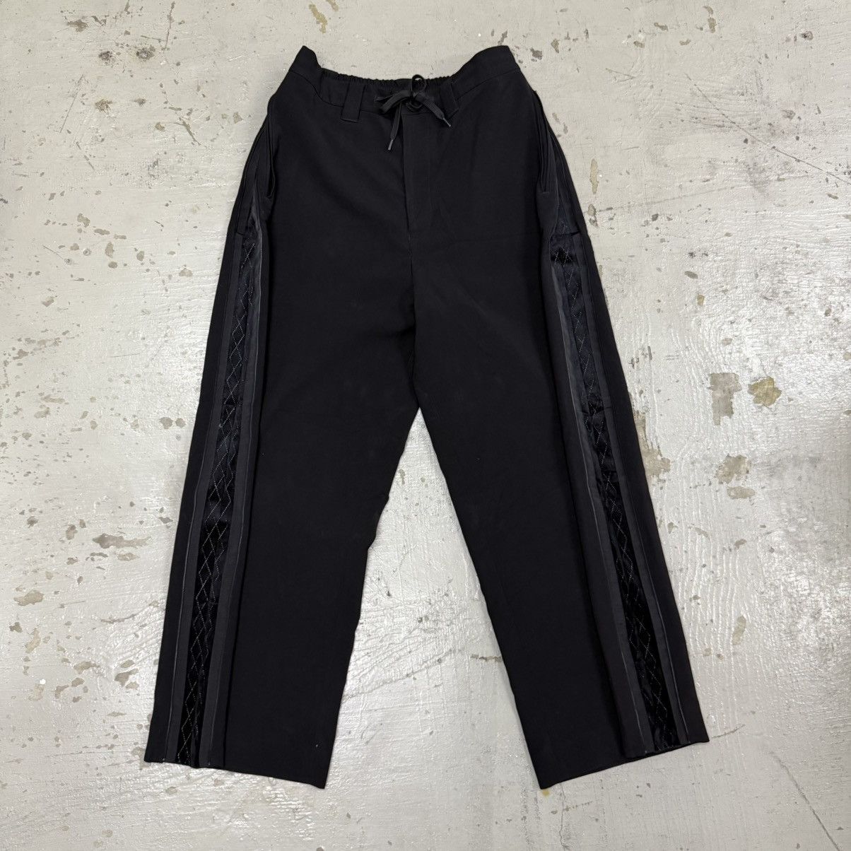HARE HARE Japan Pleated Side Velvet Needles Style Pants Size US 28 / EU 44 - 2 Thumbnail
