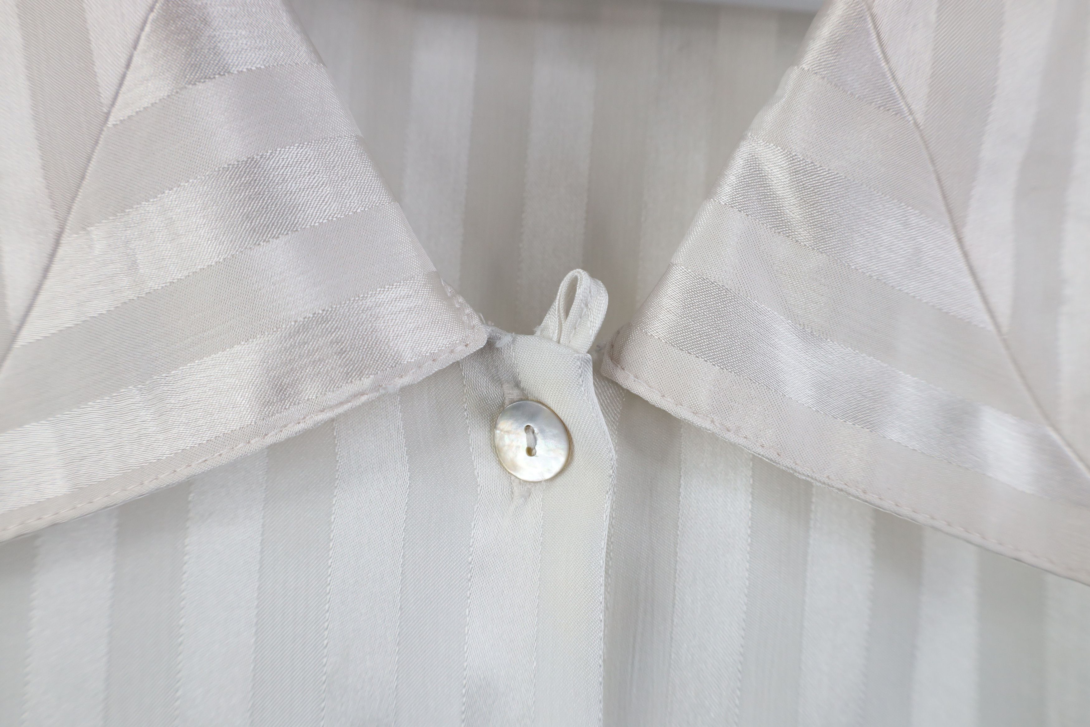 Vintage Vintage 90s Streetwear Striped Looped Collar Button Shirt Size XXL / US 16-18 / IT 52-54 - 10 Thumbnail