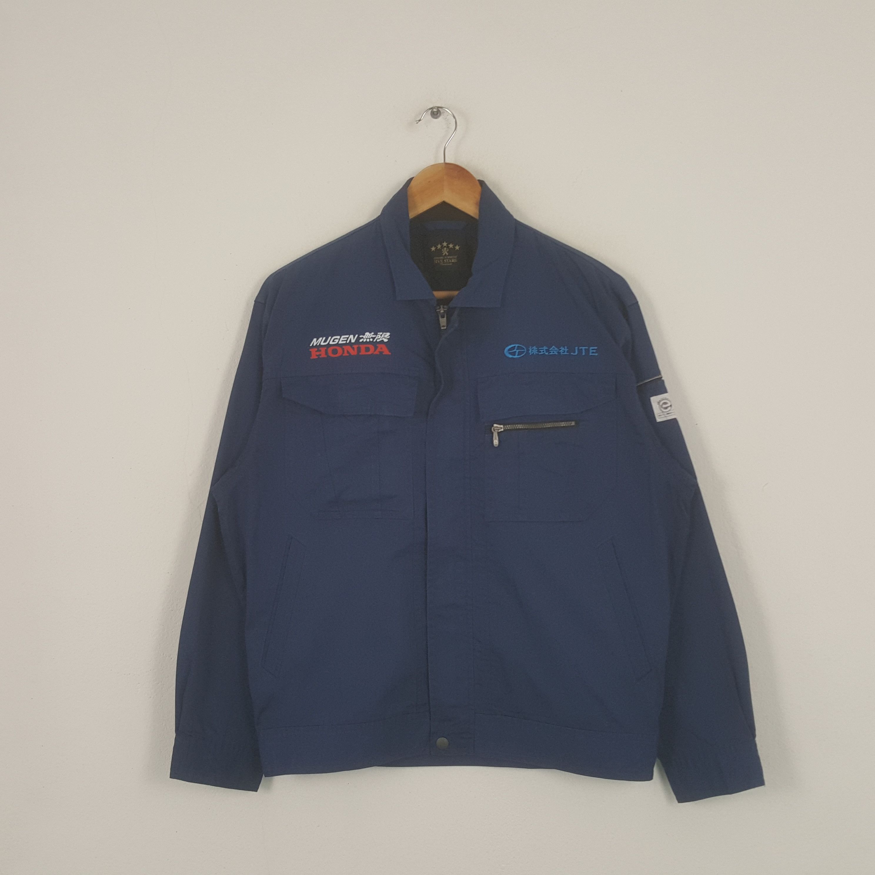 Honda Vintage Mugen Honda Japanese Racing Team Custom Art Jacket Size US L / EU 52-54 / 3 - 3 Thumbnail