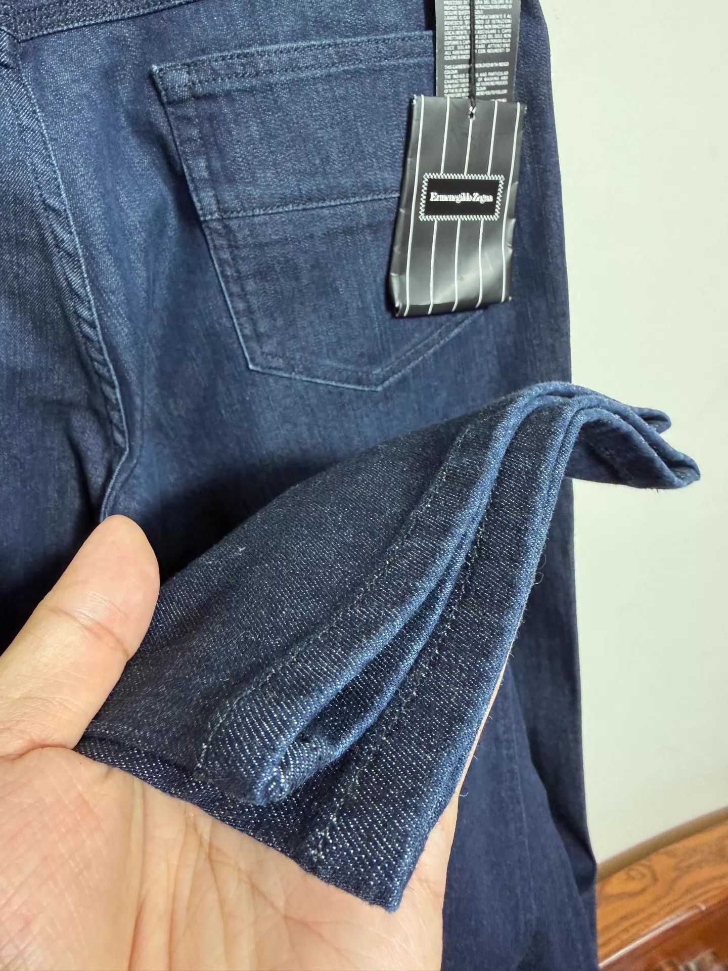 Ermenegildo Zegna Ermenegildo Zegna Straight Indigo Jeans 31/32/33 Size US 33 - 5 Thumbnail