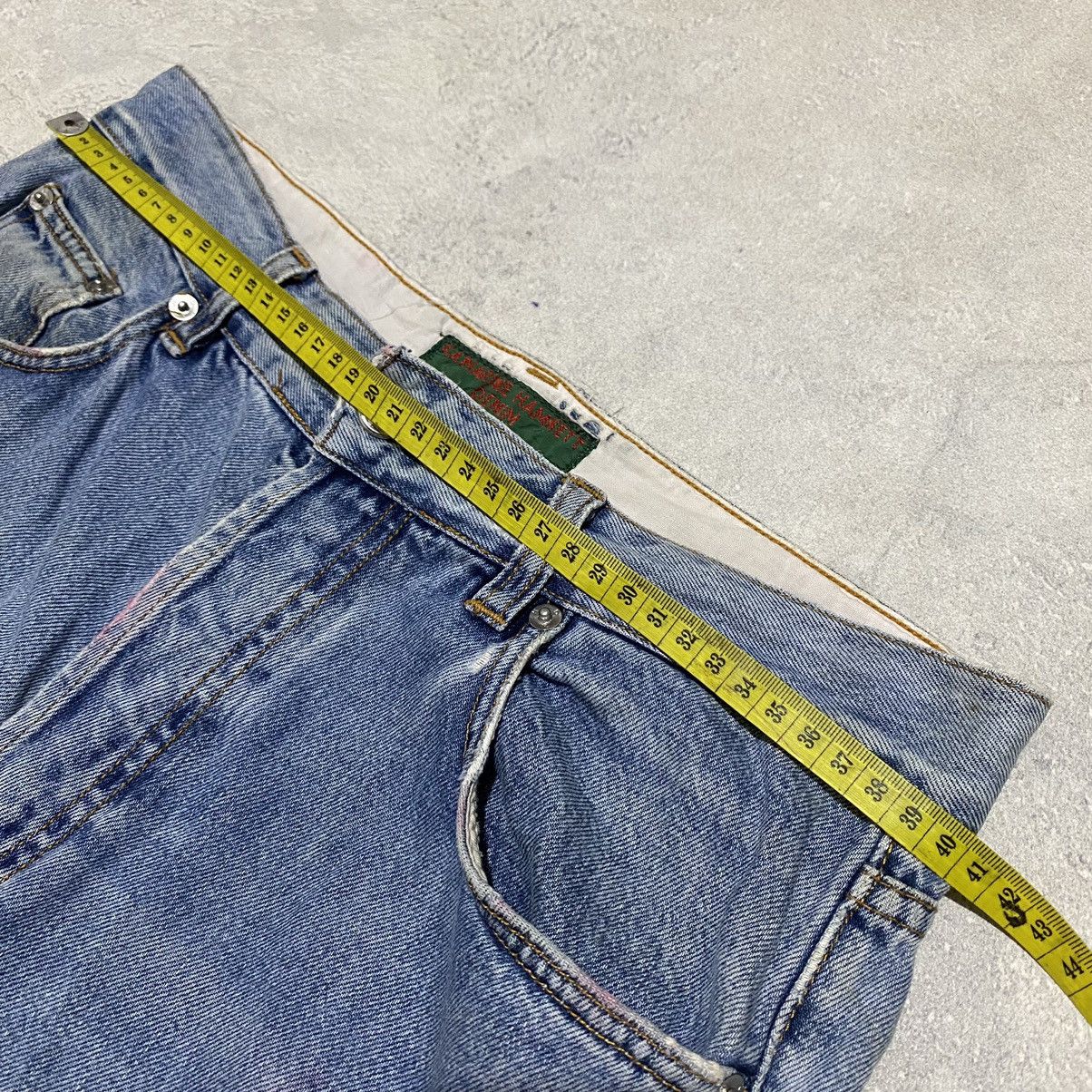 Katharine Hamnett London Vintage Katharine Hamnett London Jeans Pants Size US 30 / EU 46 - 13 Thumbnail