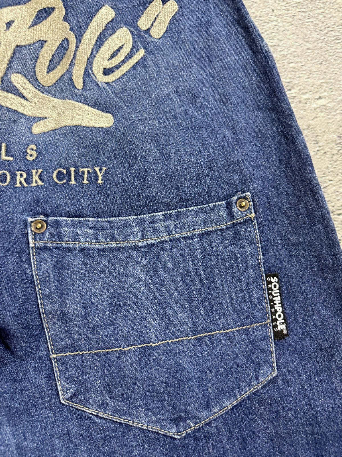 Southpole Southpole Jeans vintage big logo skate hip hop denim pants Size US 34 / EU 50 - 3 Thumbnail