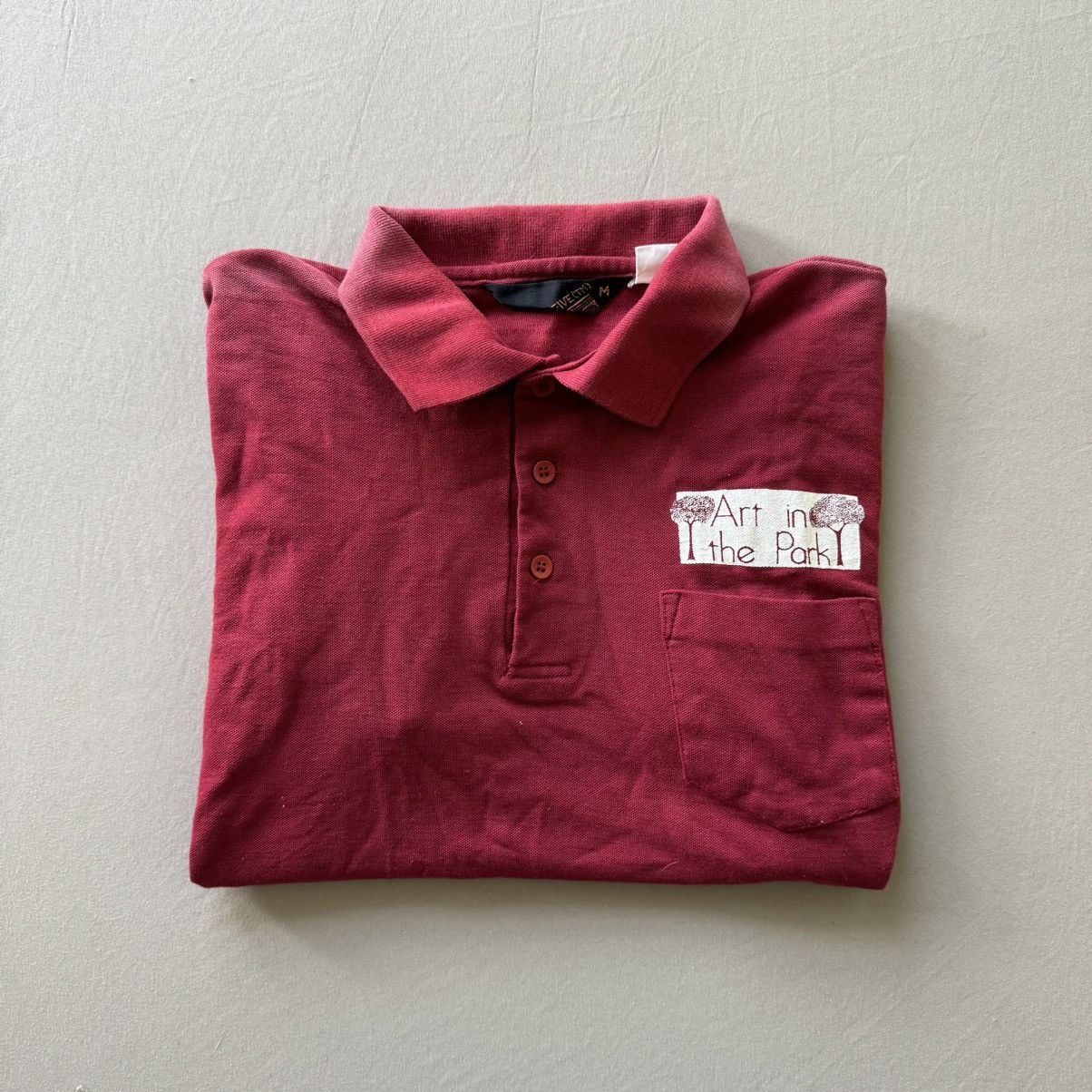 Vintage Vintage “Art In The Park” Polo Shirt Size US M / EU 48-50 / 2 - 1 Thumbnail