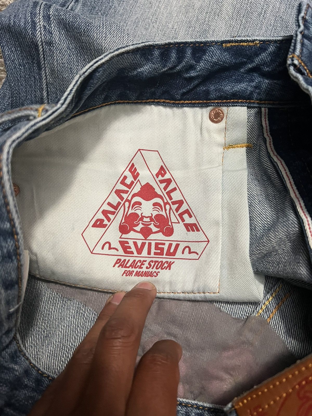 Evisu × Palace Palace/Evisu Stone Wash Denim Size US 32 / EU 48 - 9 Thumbnail