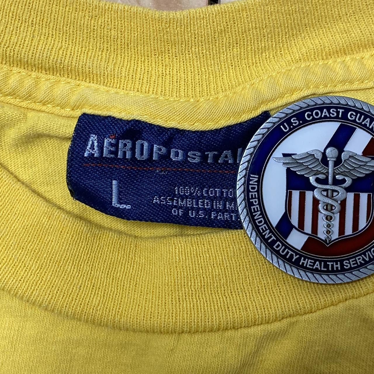 Aeropostale Vintage Aeropostale Yellow Y2K Tee Size Large Size US L / EU 52-54 / 3 - 3 Thumbnail