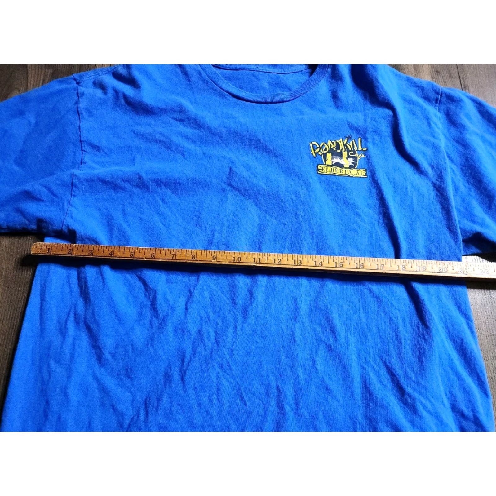 Doublet Mens L Roadkill Cafe You Kill it We Grill Double Sided Funny T Shirt Elberta AL Size US L / EU 52-54 / 3 - 2 Thumbnail