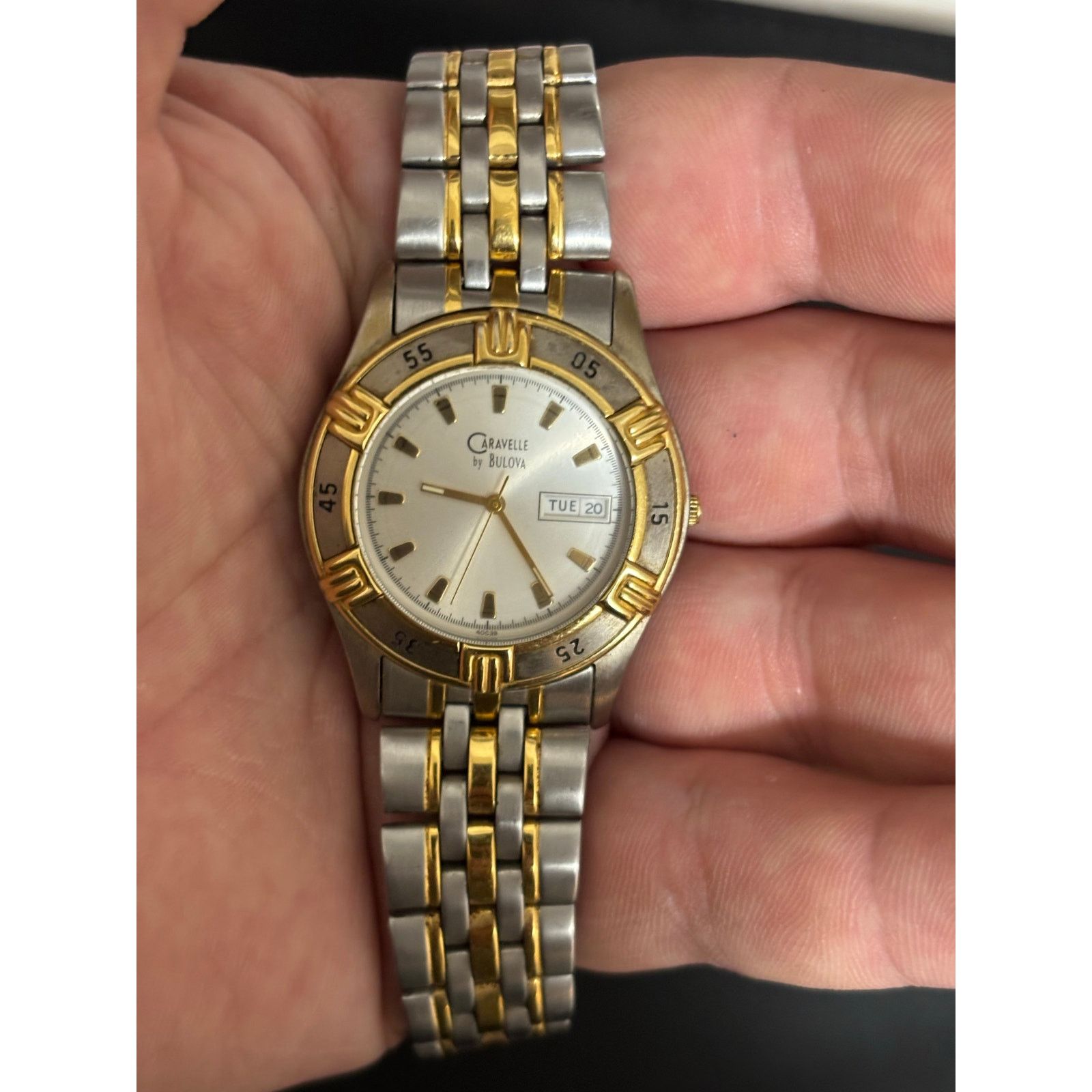 Caravelle by Bulova Vintage Caravelle By Bulova T8 2-Tone Men’s Watch. Size ONE SIZE - 1 Thumbnail