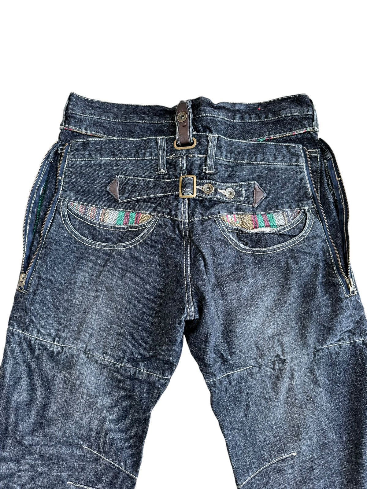 Japanese Brand × Tornado Mart Japanese Brand Gumo International Double Waist Jeans Size US 32 / EU 48 - 7 Thumbnail