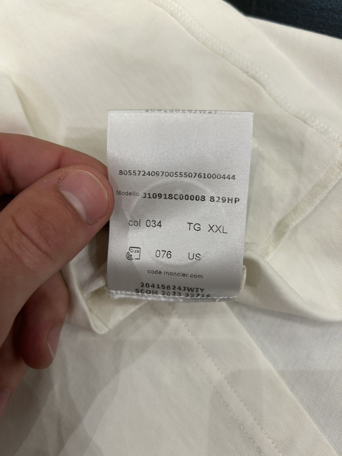 Moncler Moncler Tennis Ball Tee Size US XXL / EU 58 / 5 - 10 Thumbnail