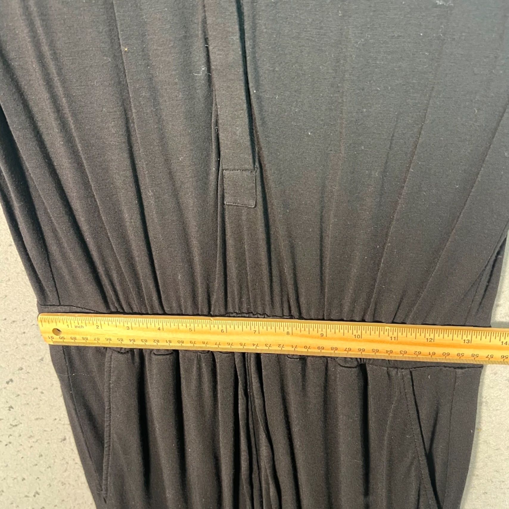 Vintage Babaton Jumpsuit Women XS Black Sleeveless V-Neck One-Piece 8/10 Casual Party/Cocktail Modern Classic Mens Girls? Size 26" / US 2 / IT 38 - 7 Thumbnail