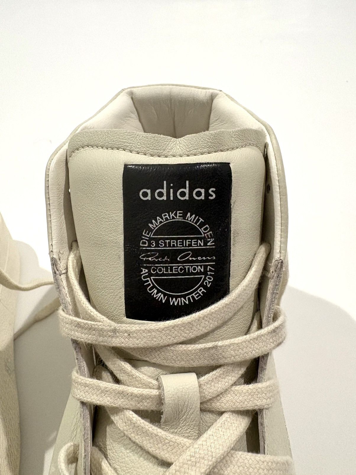 Rick Owens Jumbo Lace Padded Sneaker Low Amethyst Milk