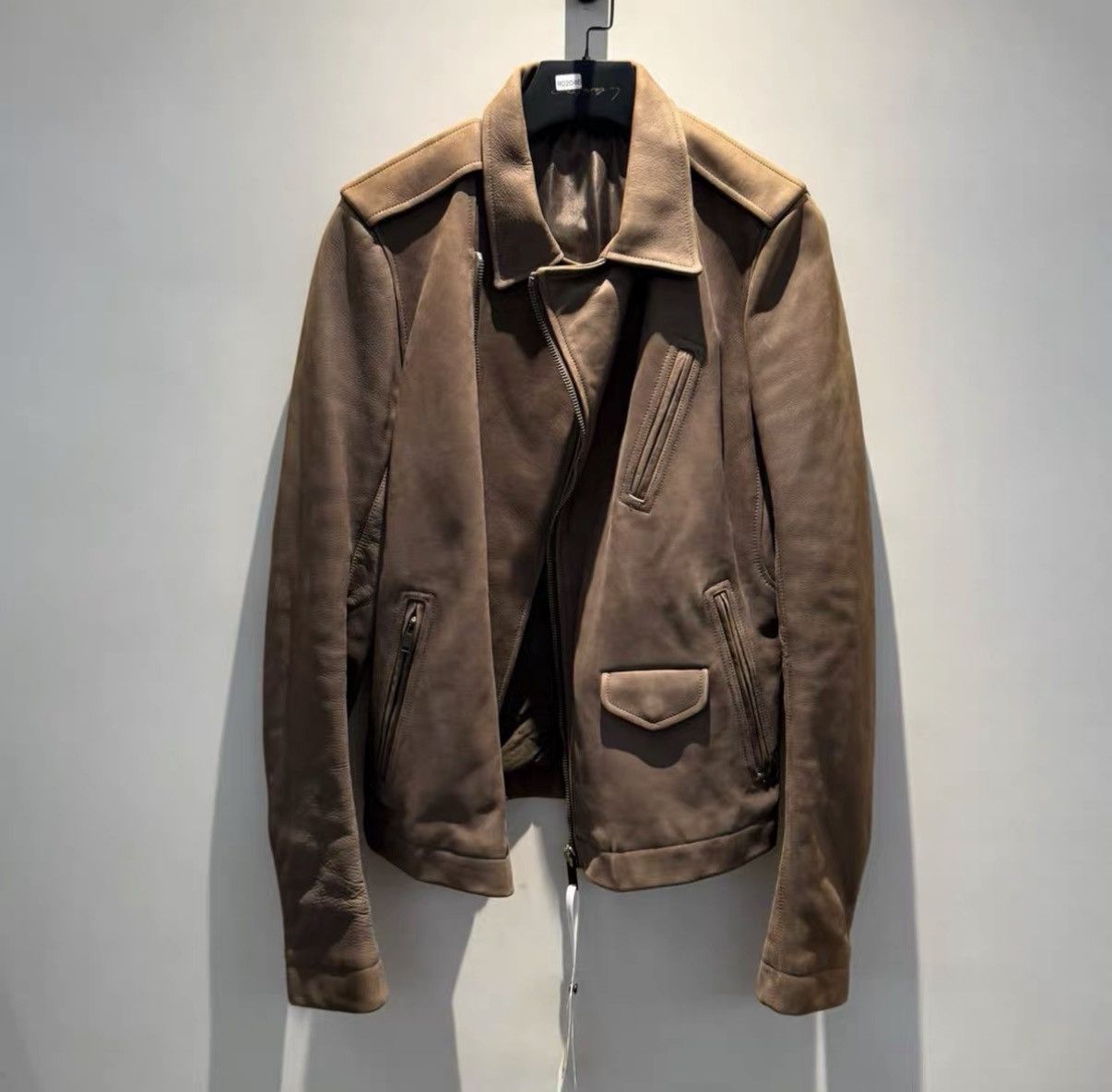 Rick Owens Rick Owens mainline heavyweight bullhide moto jacket Size US M / EU 48-50 / 2 - 2 Thumbnail