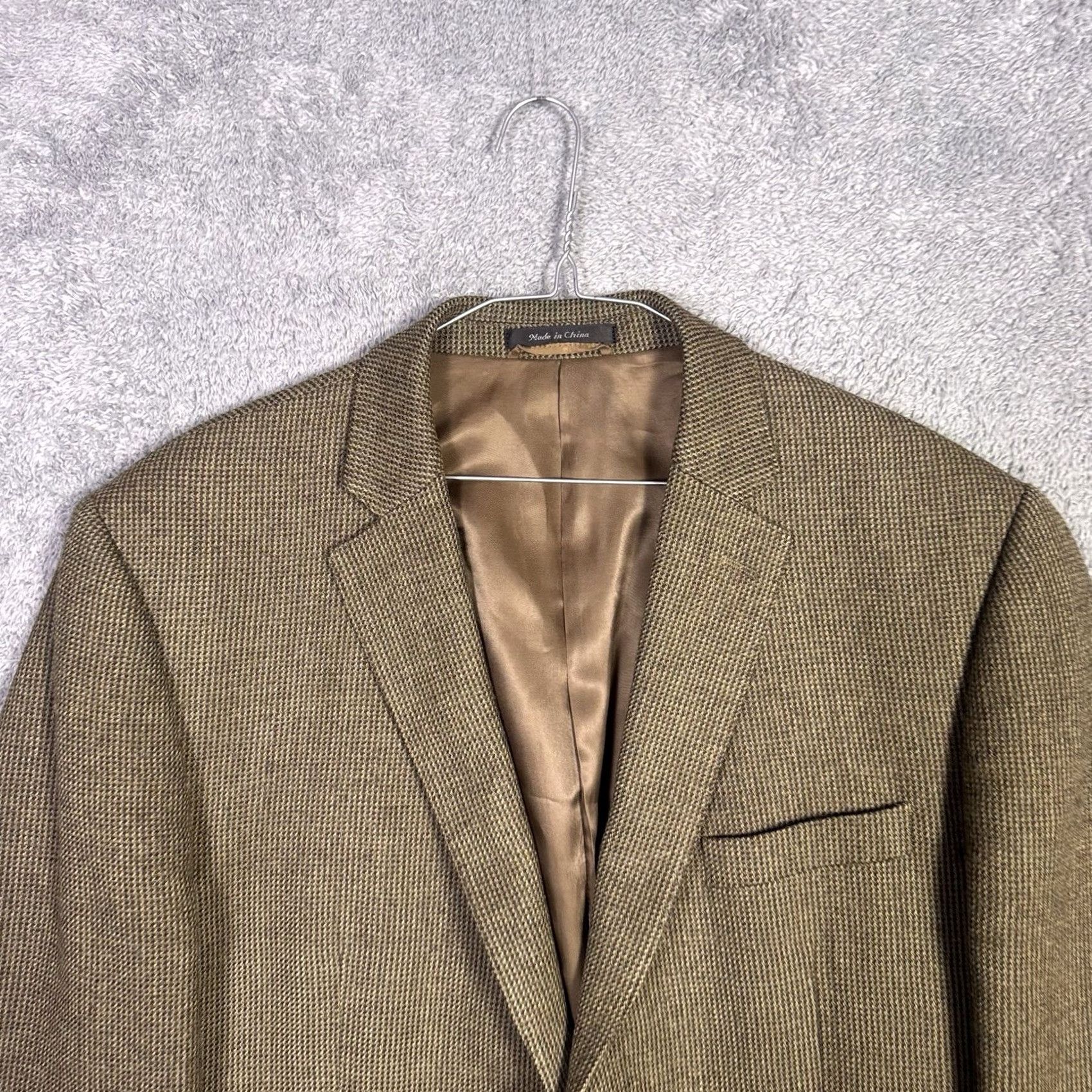 Ralph Lauren Ralph Lauren Blazer Mens 46L Black Label Tweed 100% Wool Slim Sport Coat Jacket Coat Blazer Notch Lapel Two-Button Four-Button Vintage? Size 46R - 3 Thumbnail